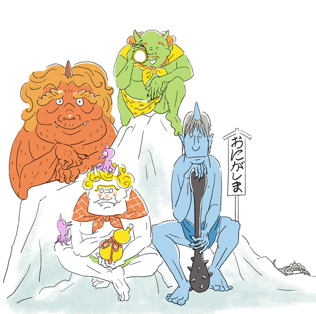 鬼ヶ島の鬼たち