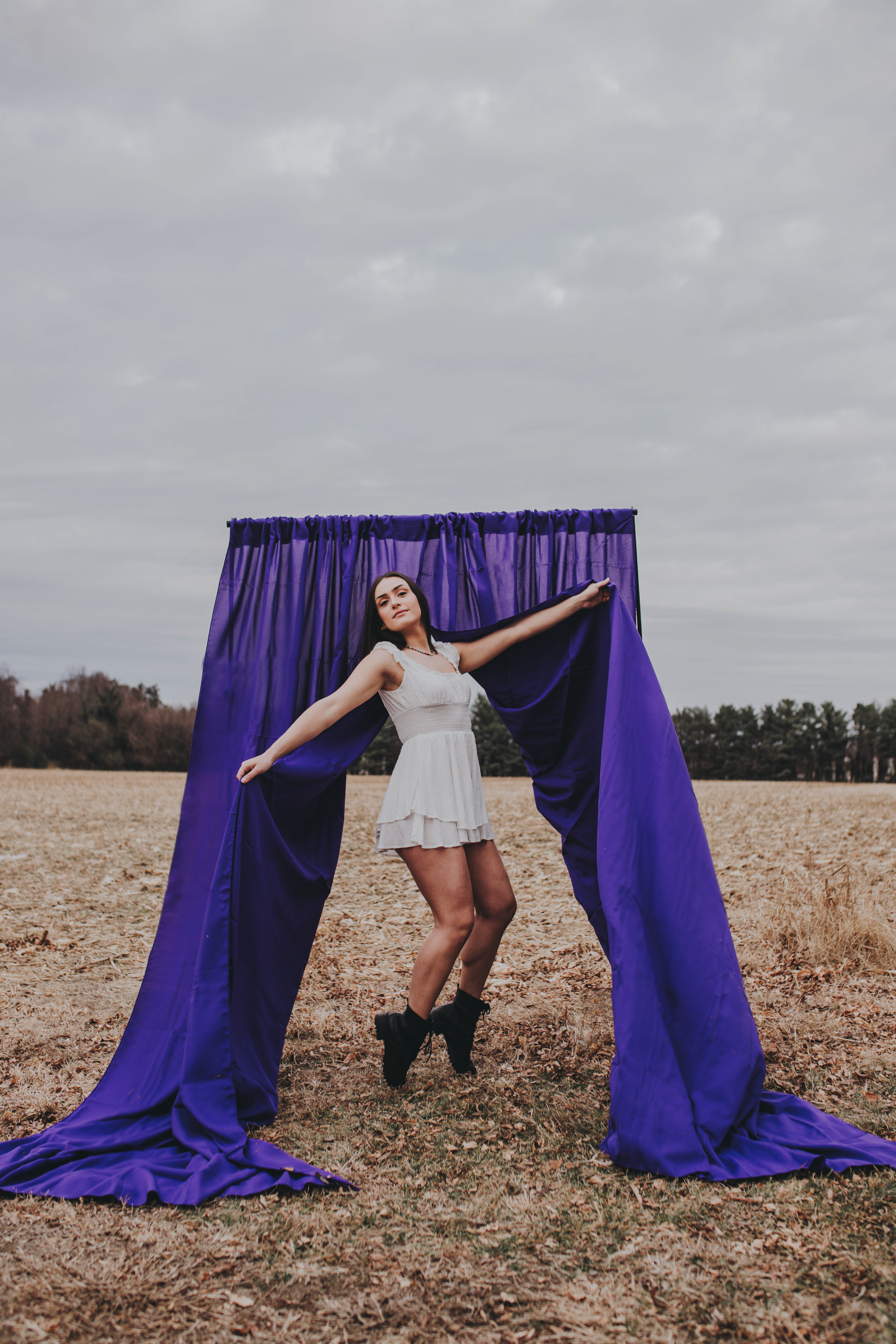 'behind the curtains'