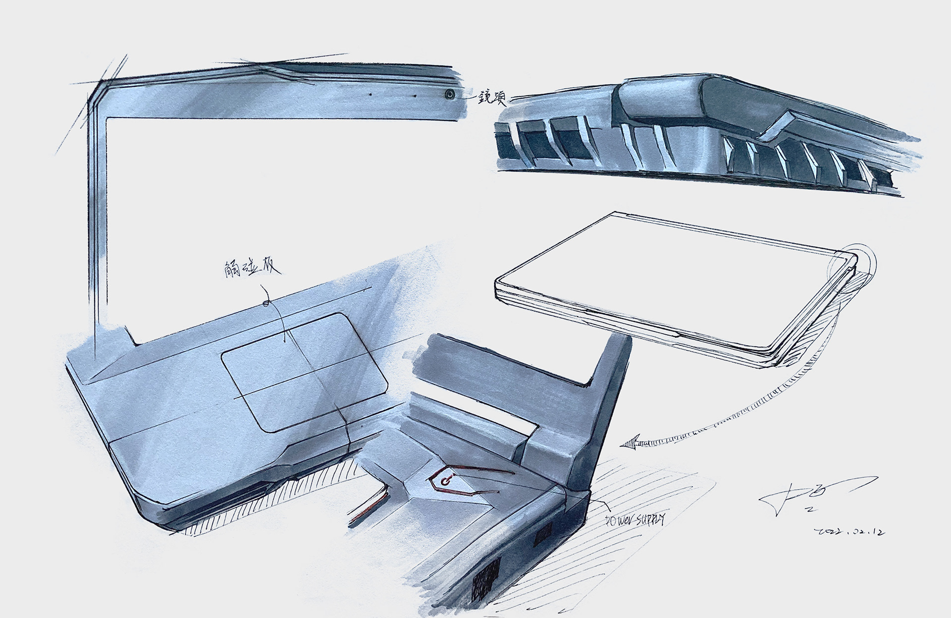 marker & technical pen