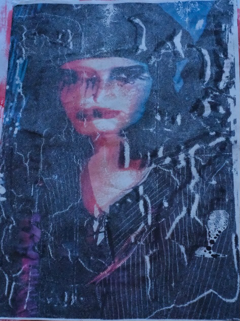 ink print of photograph