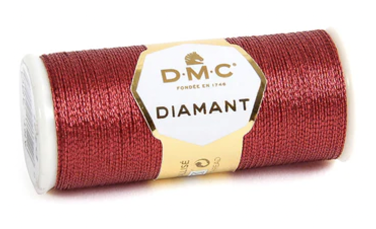 METALLIC RED EMBROIDERY THREAD