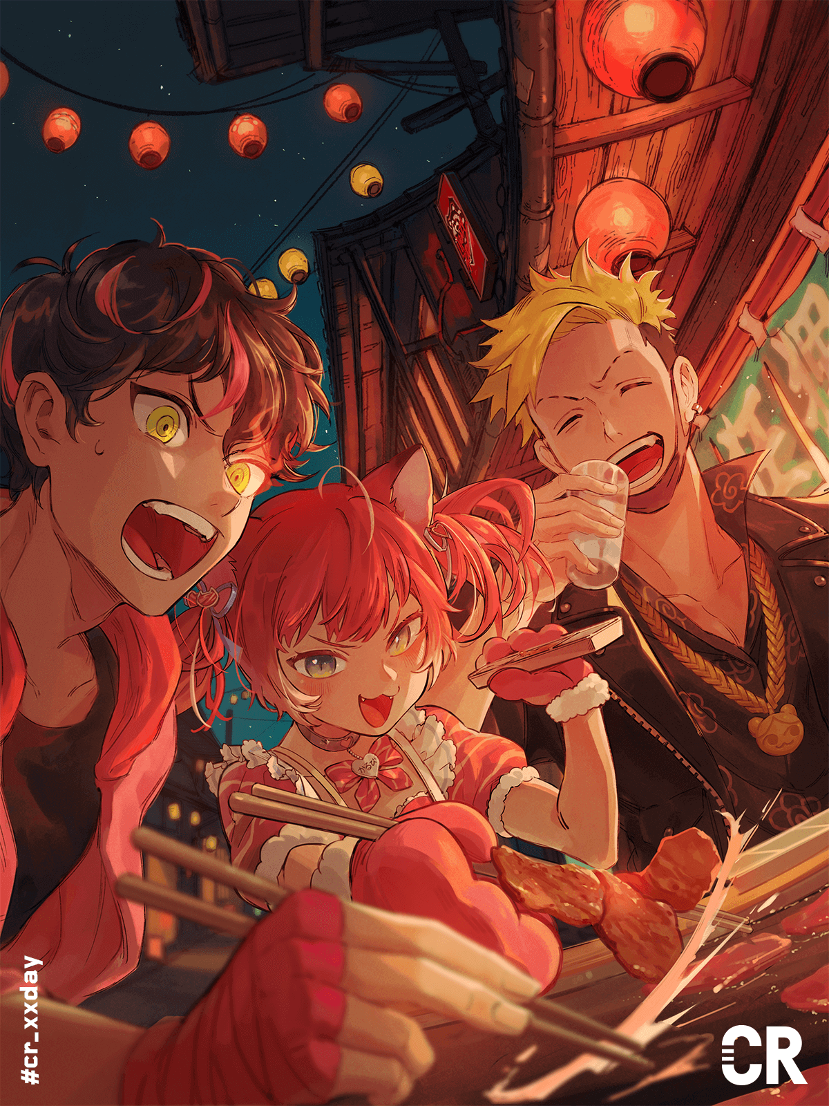 「いい肉の日」Illustration : ろく 様