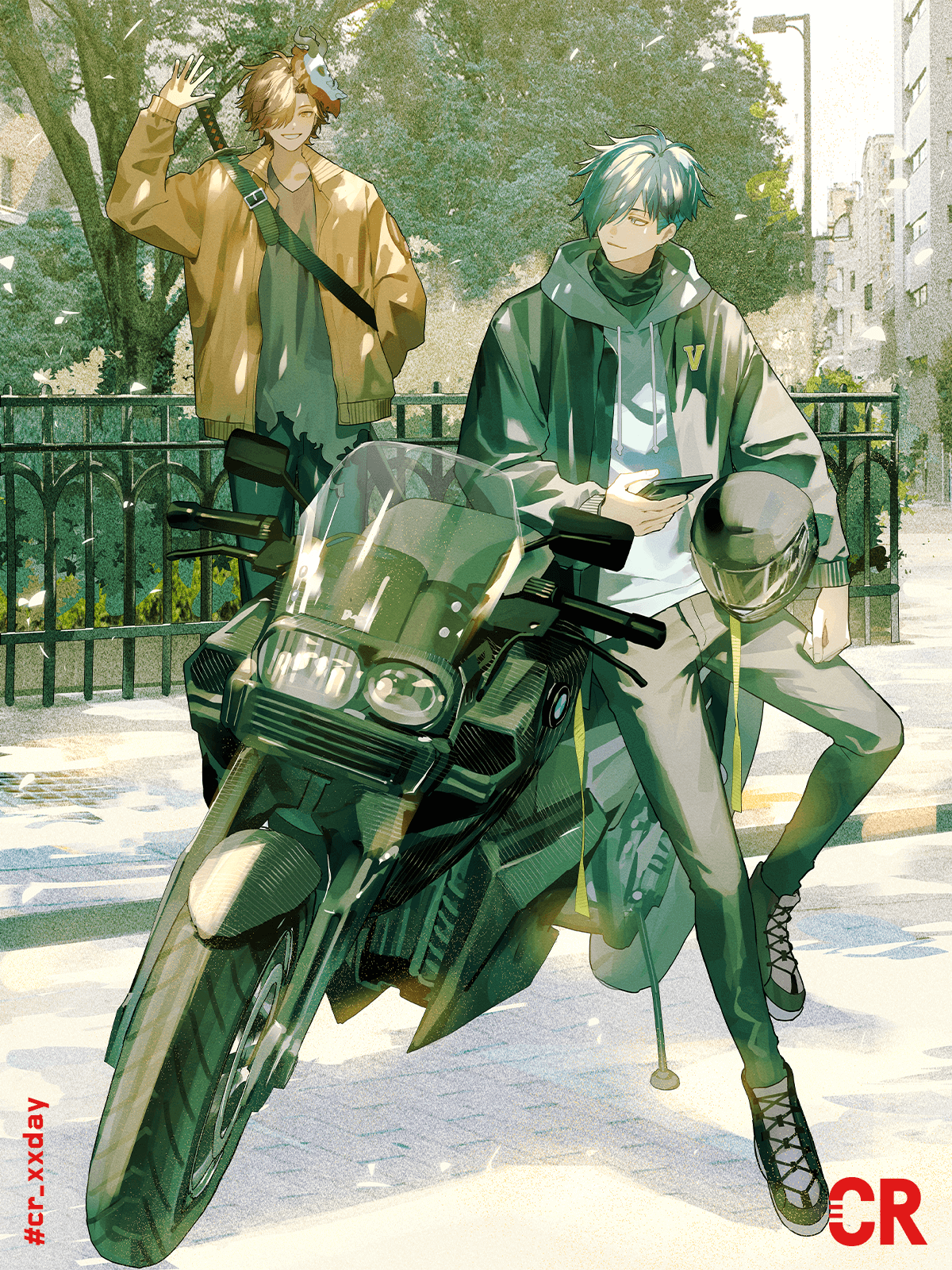 「バイクの日」Illustration : うごんば 様