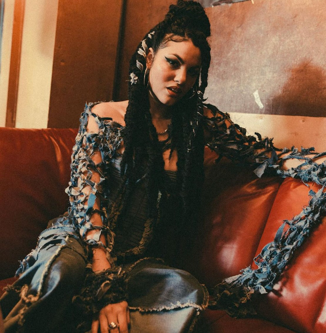 Julianna Townsend in Denim Look