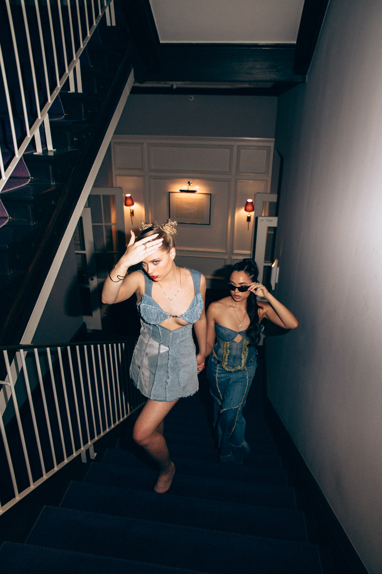 Selina Mour in Denim Look