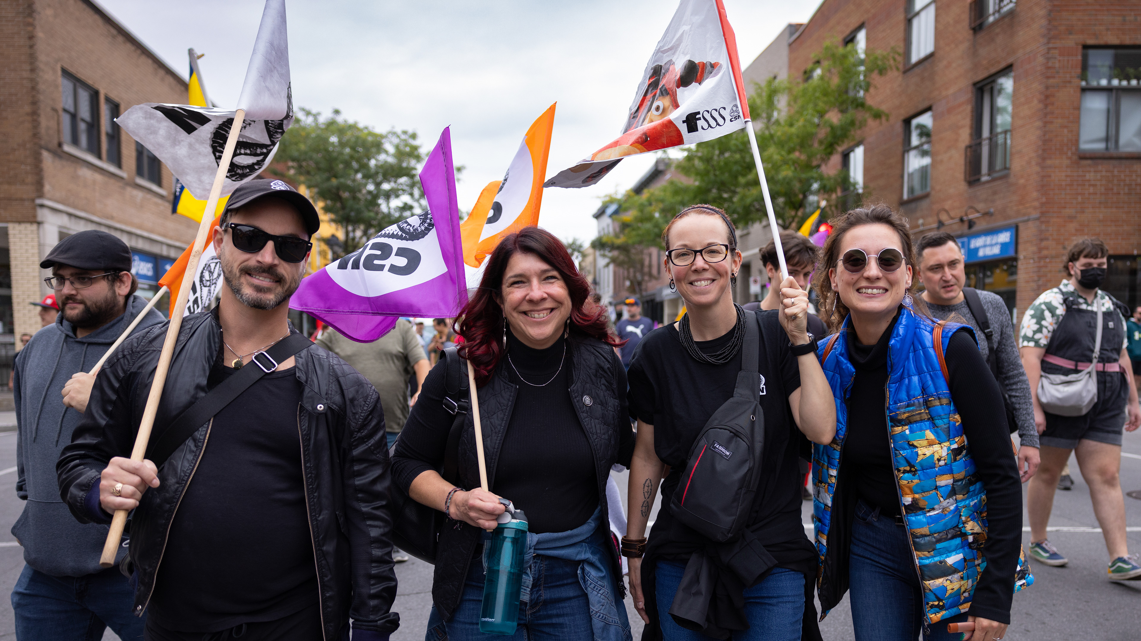 Manifestation syndicale.