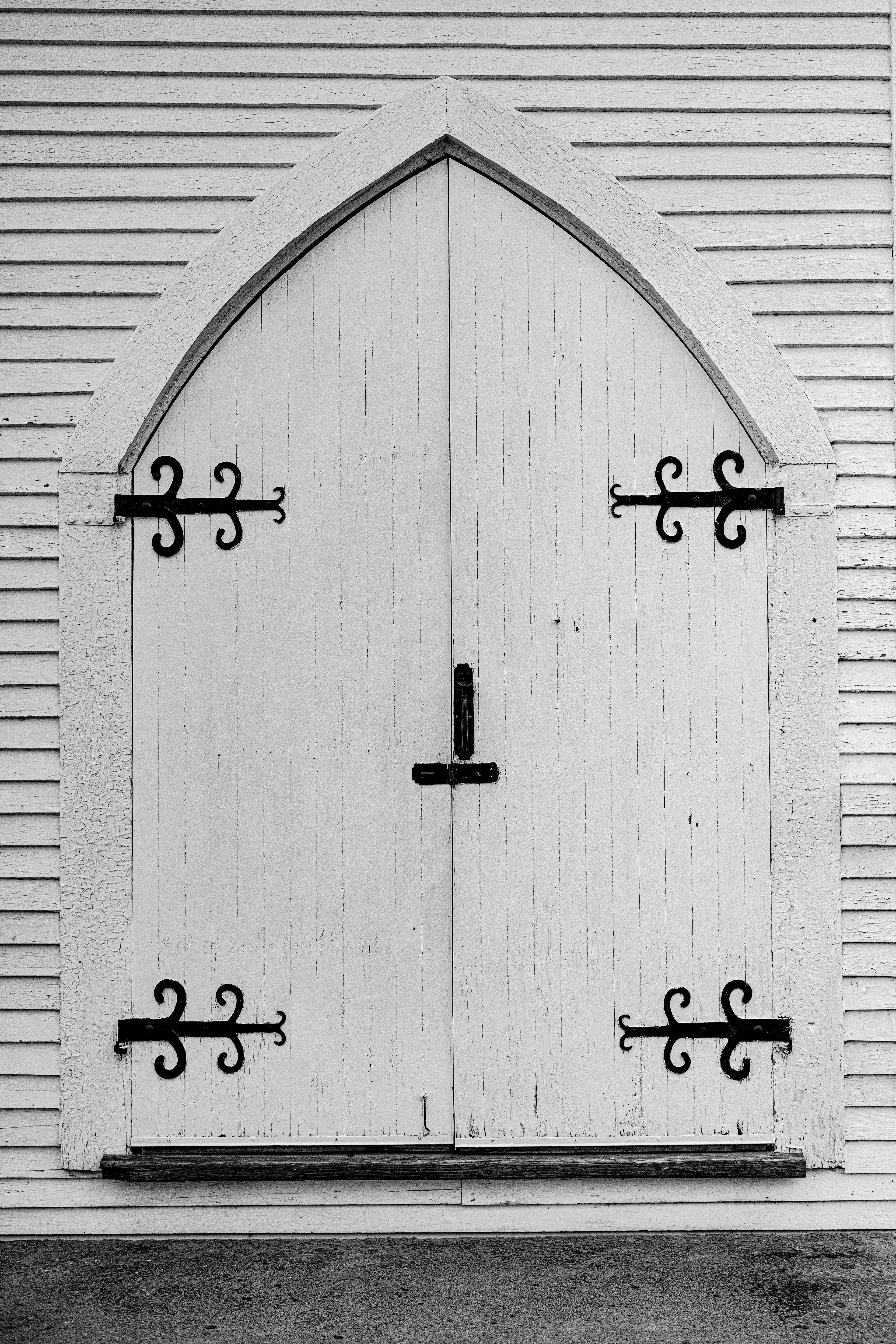 Porte blanche