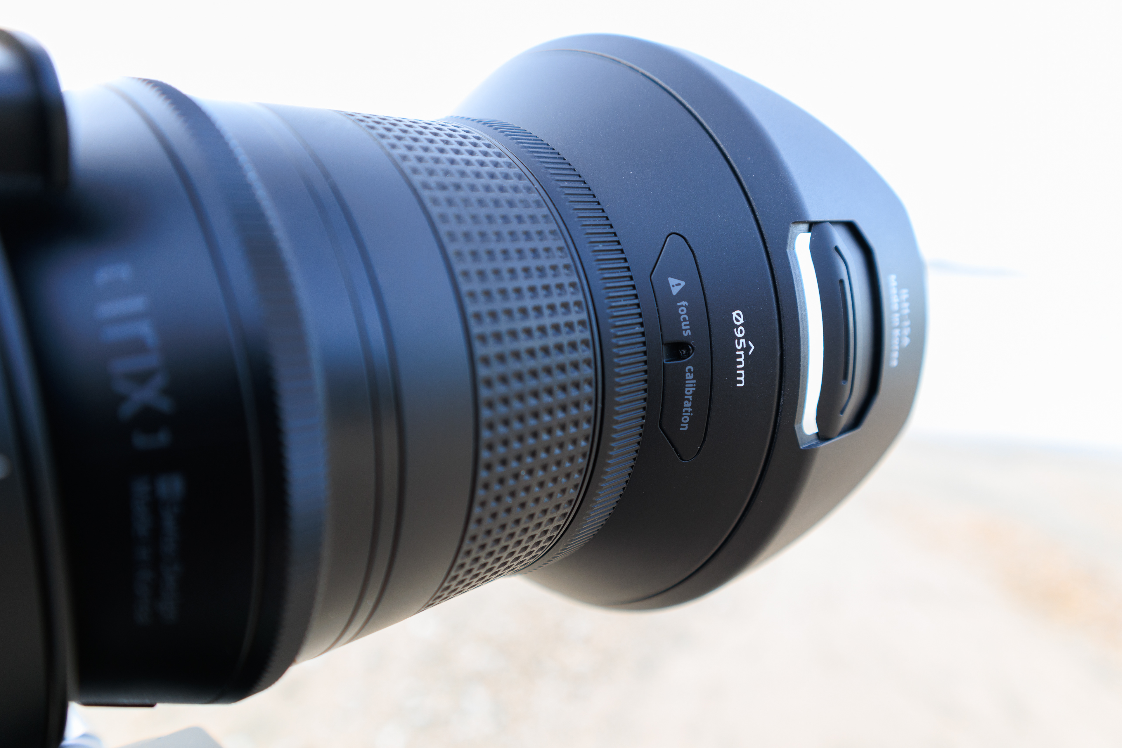 Access to filters and lens calibration