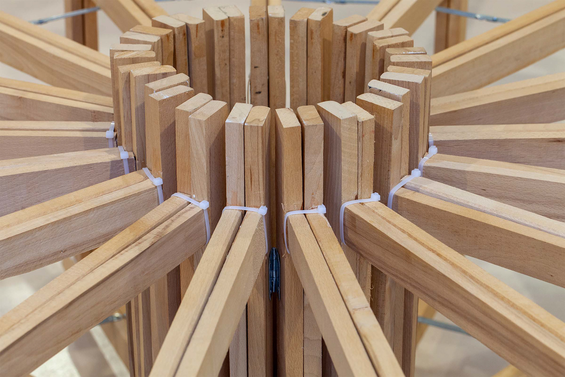 Ausstellungsansicht mit Arbeiten von Kristin Lohmann