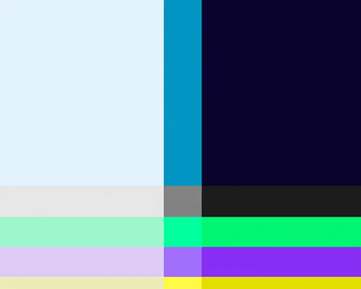 The color palette is simple, contained, modern and tech forward.