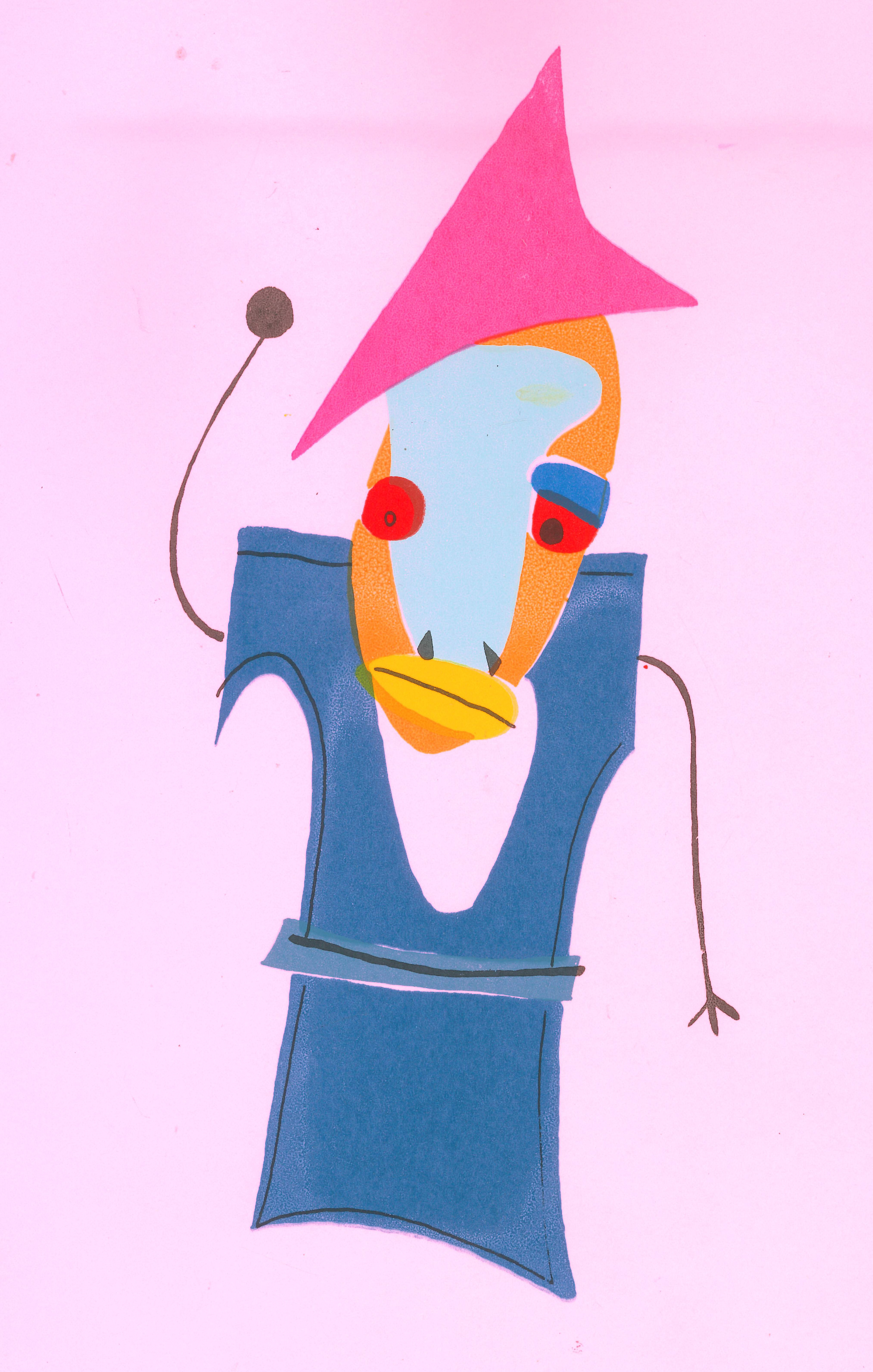 "Lady Armiger from the Big Screen", 2026, screen-print