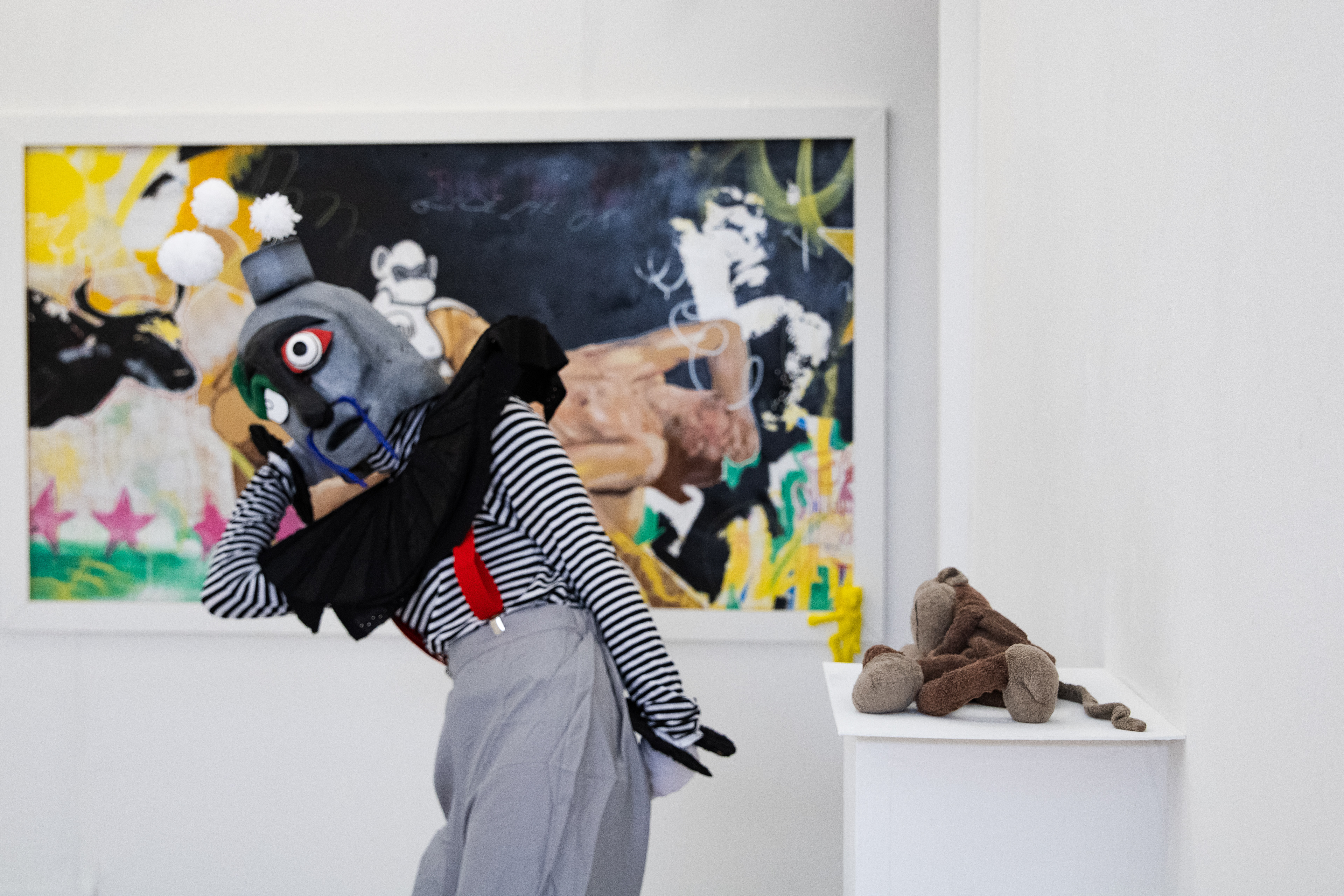 Featuring work by Matan Leaning