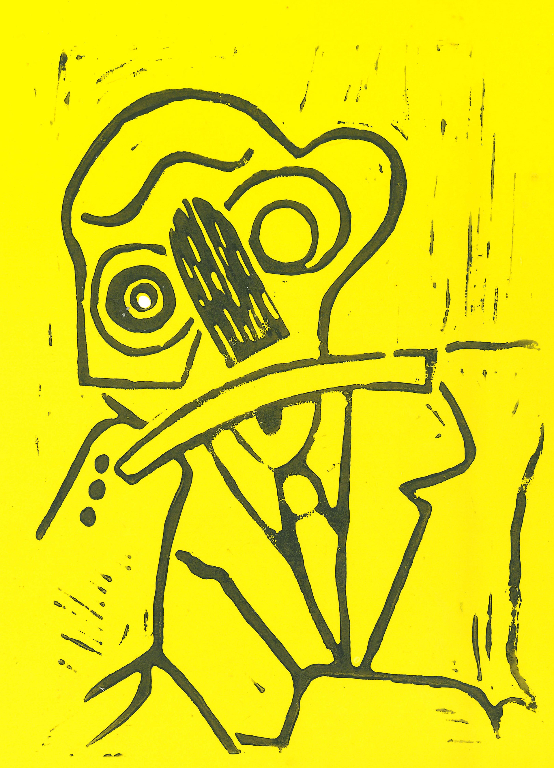 Untitled lino print, 2026