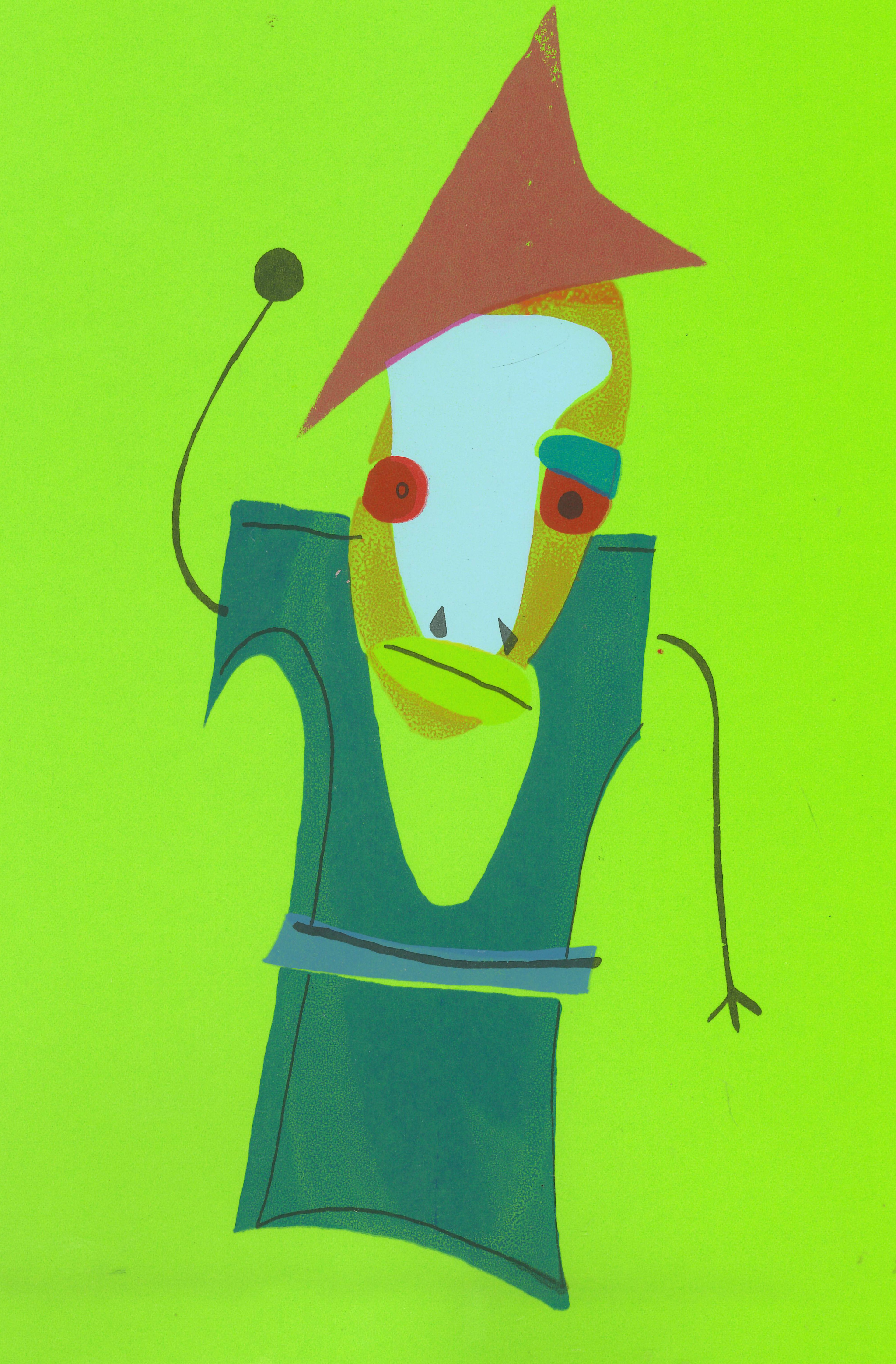 "Lady Armiger from the Big Screen", 2026, screen-print