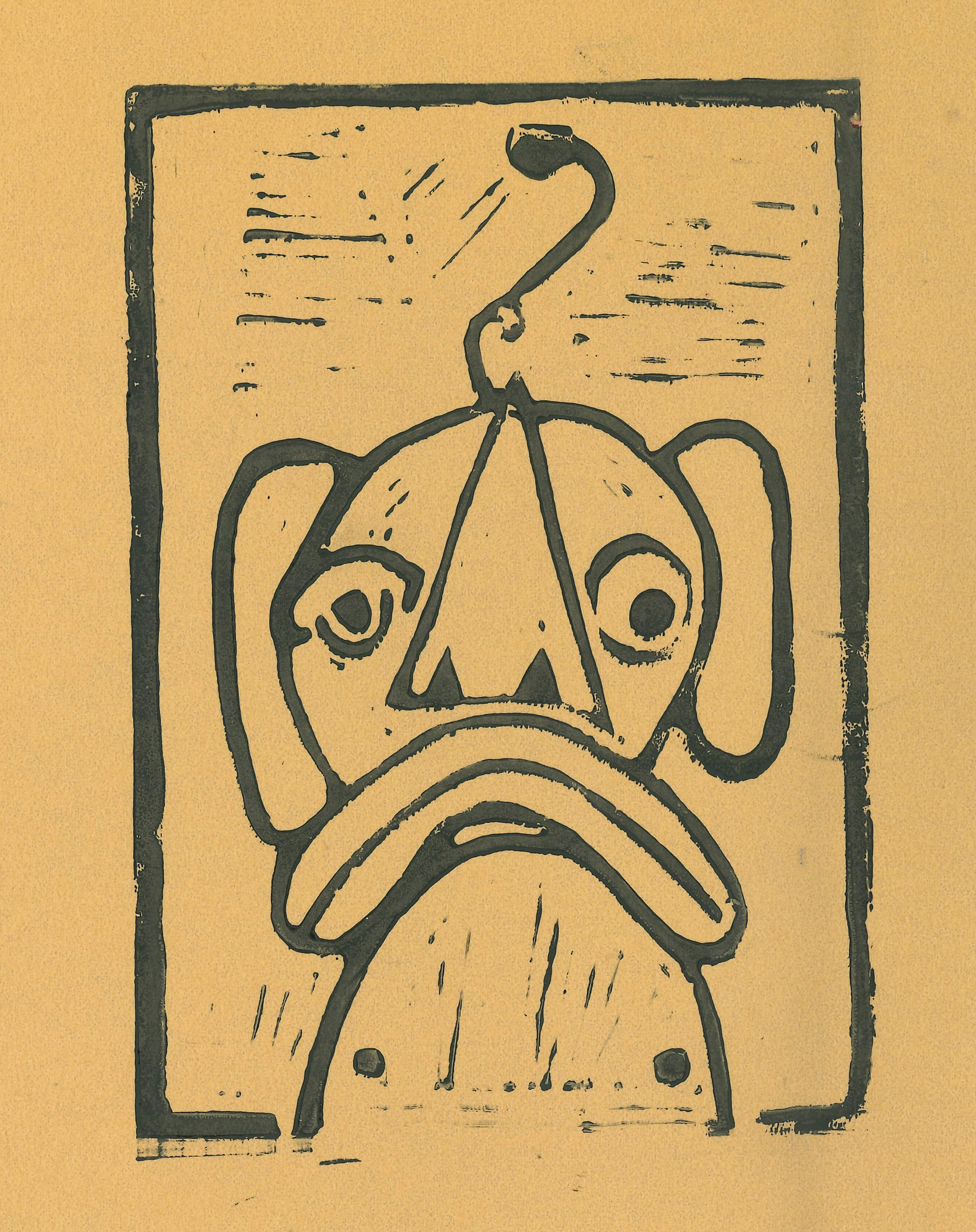 Untitled lino experimentation