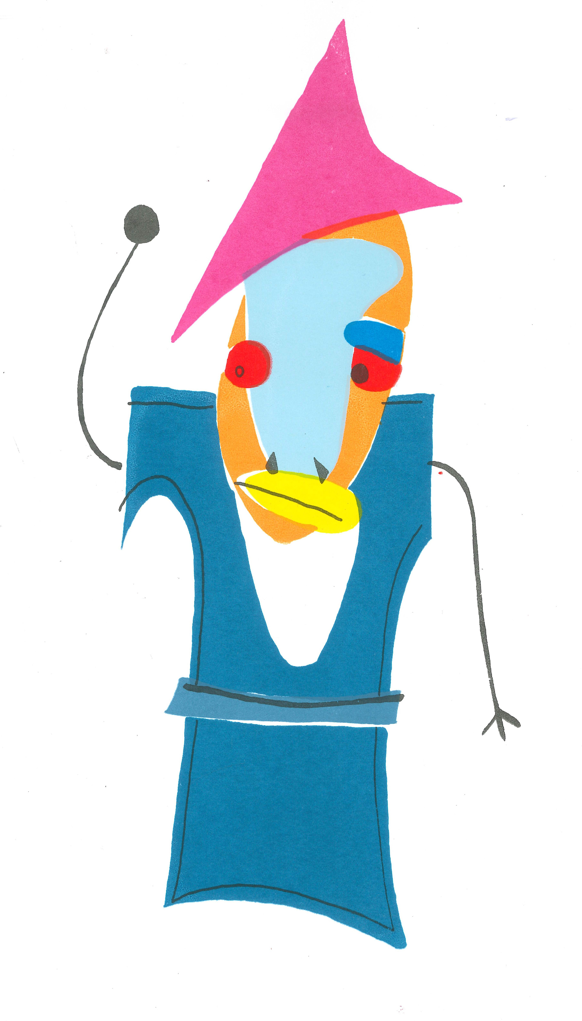 "Lady Armiger from the Big Screen", 2026, screen print