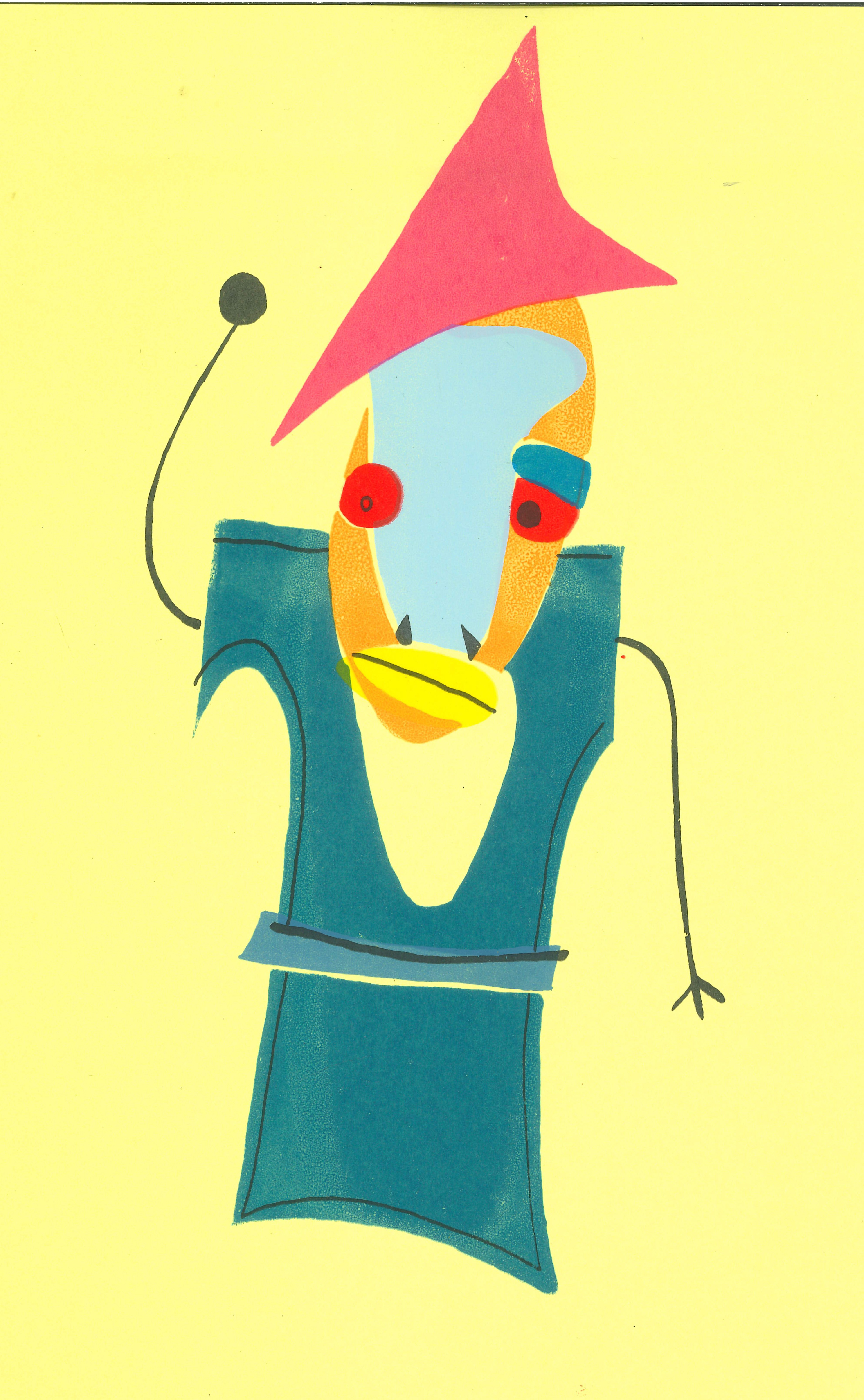 "Lady Armiger from the Big Screen", 2026, screen print
