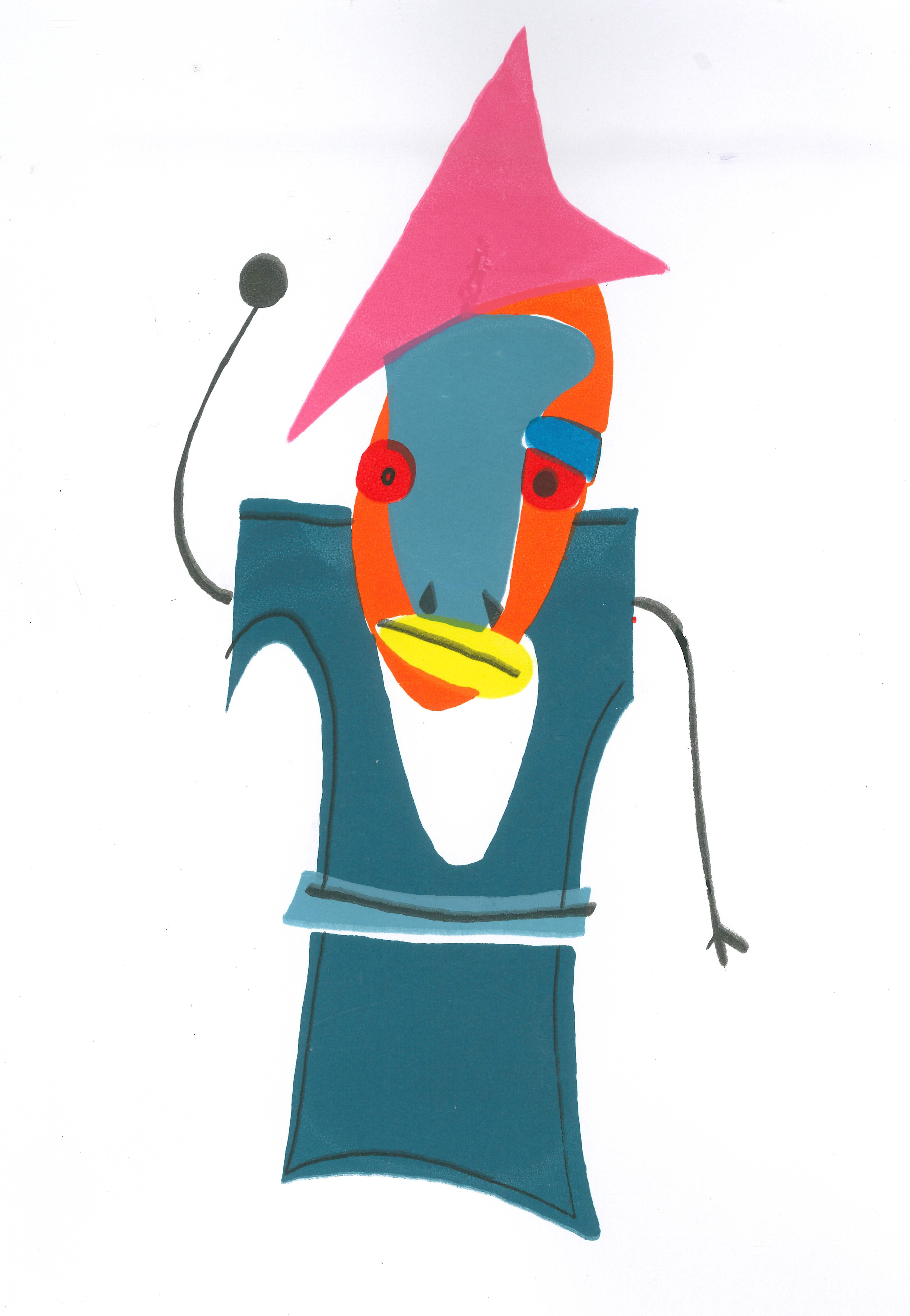 "Lady Armiger from the Big Screen", 2026, screen-print