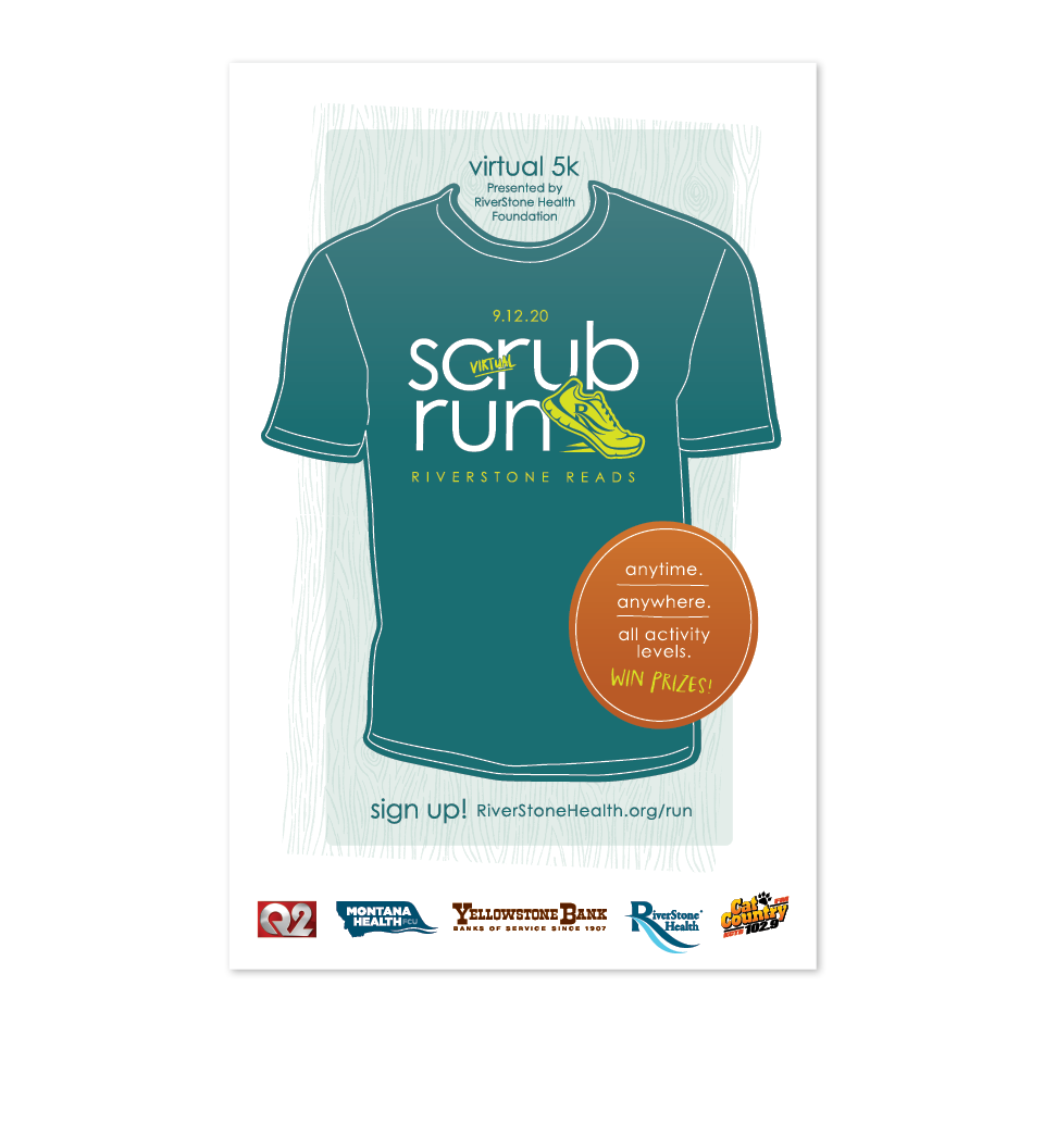 fundraiser // t-shirt logo + poster