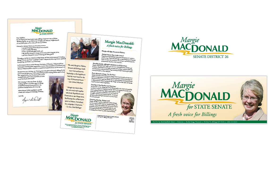 campaign // direct mail + logo + billboard