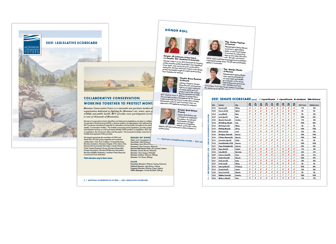 public awareness // 24-page legislative scorecard