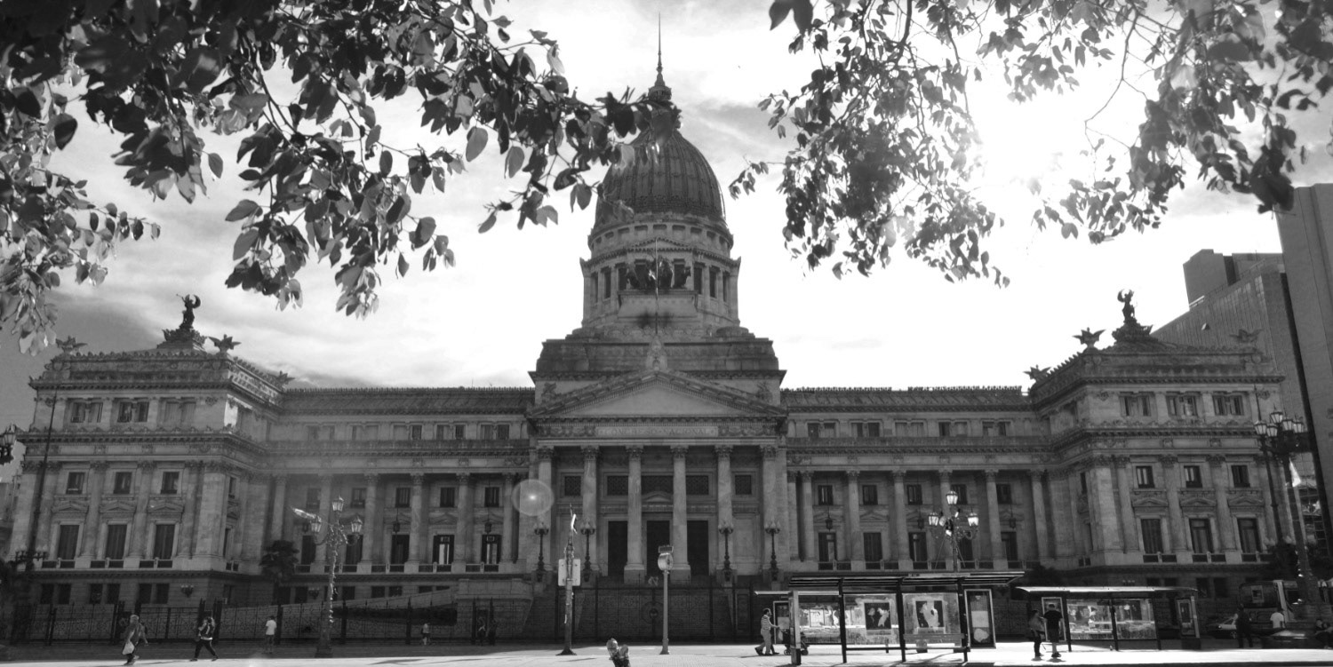 CS027BWC Congreso de la Nacion 100x70