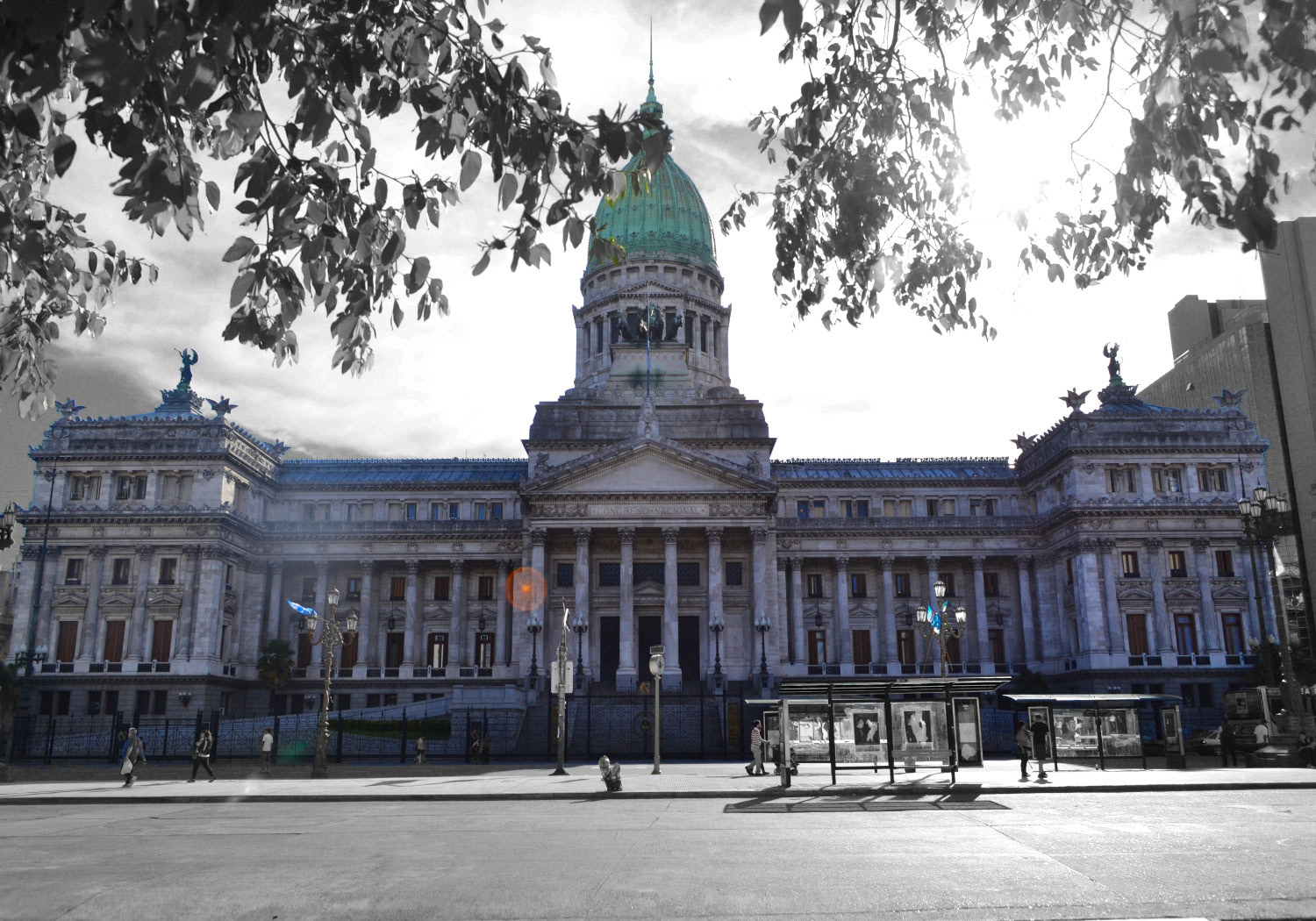 CS027_BWCO Congreso de la Nacion 100x70