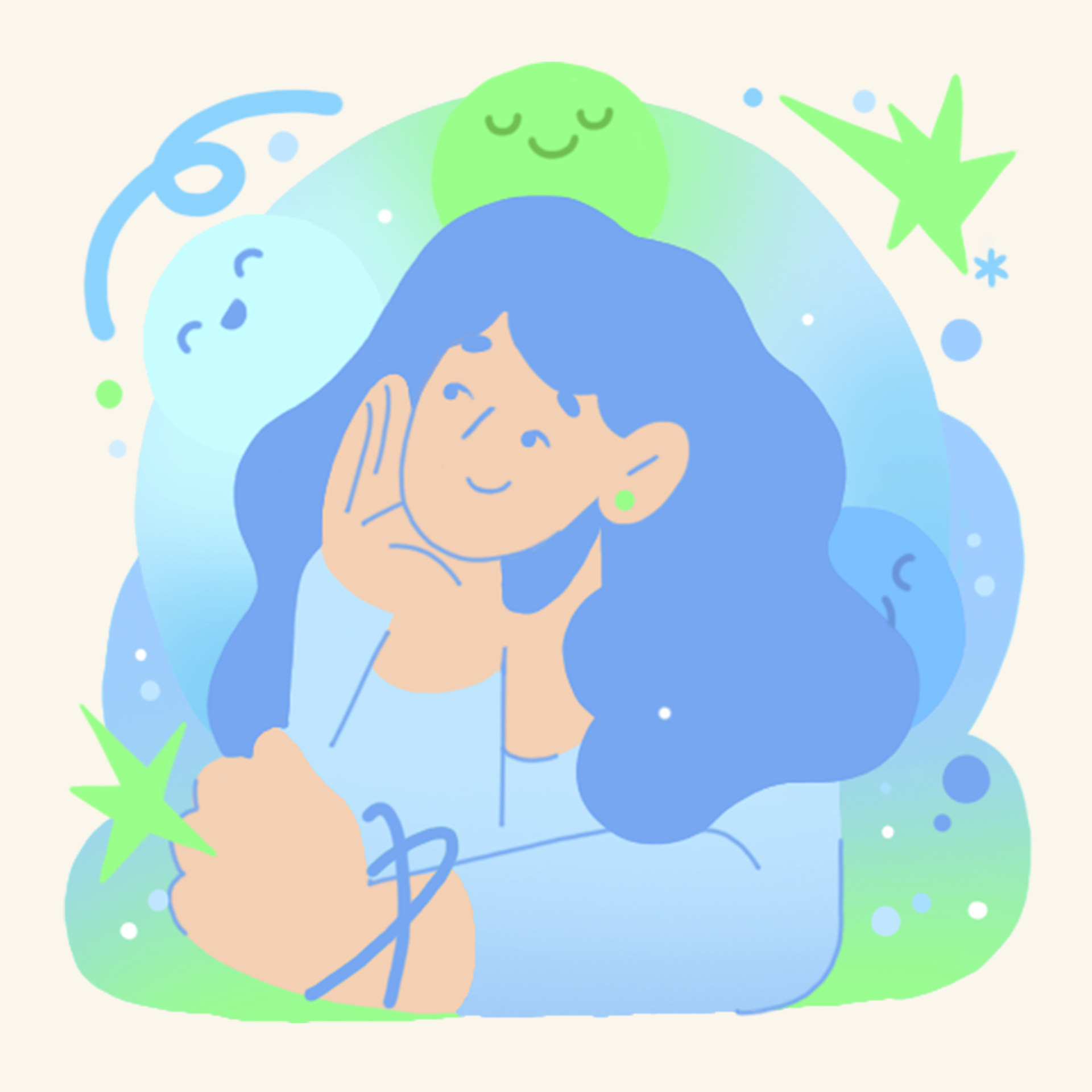 Cognitive behavioural (CBT) Icon Illustration
