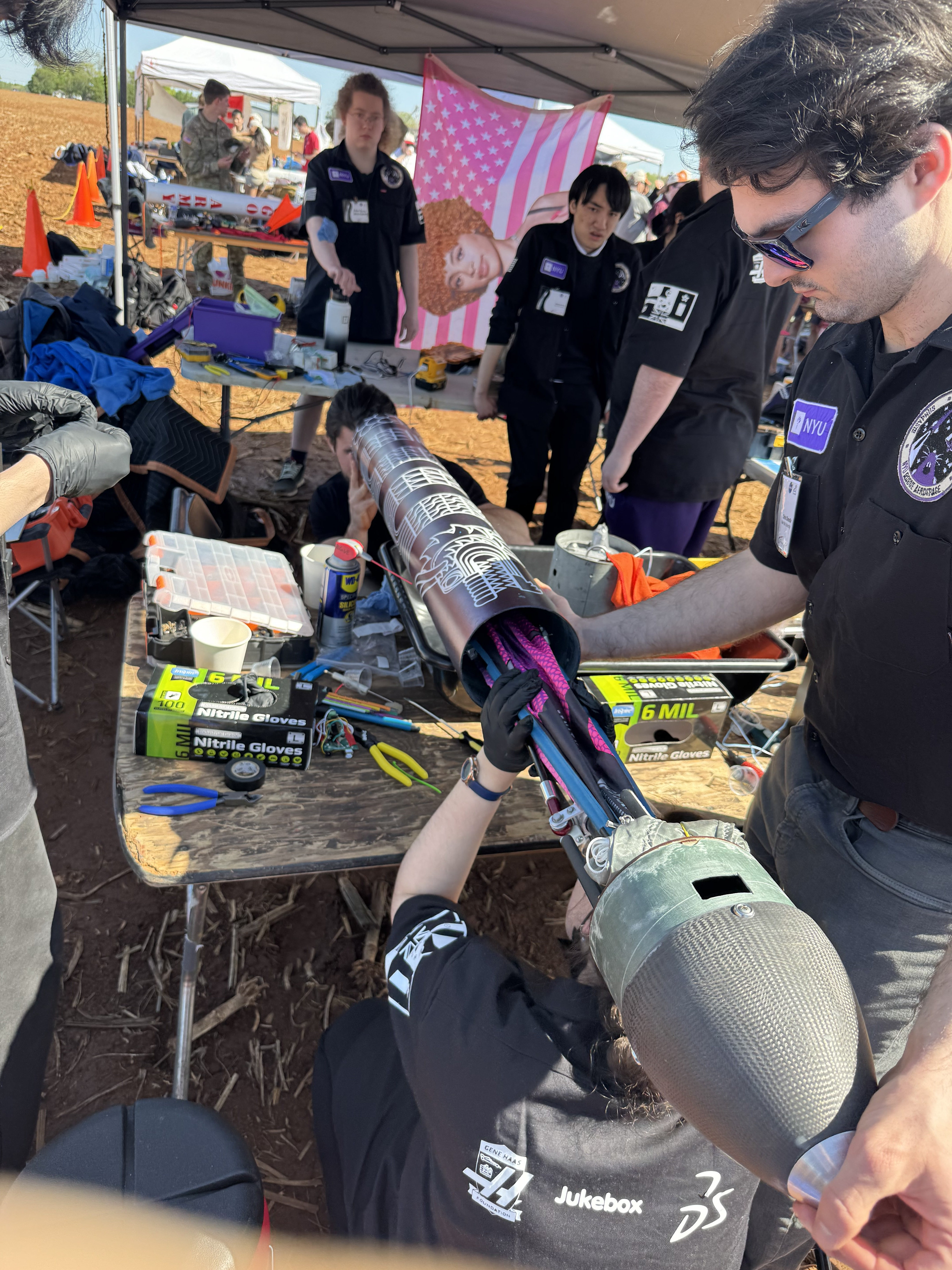 Installing Folded Glider