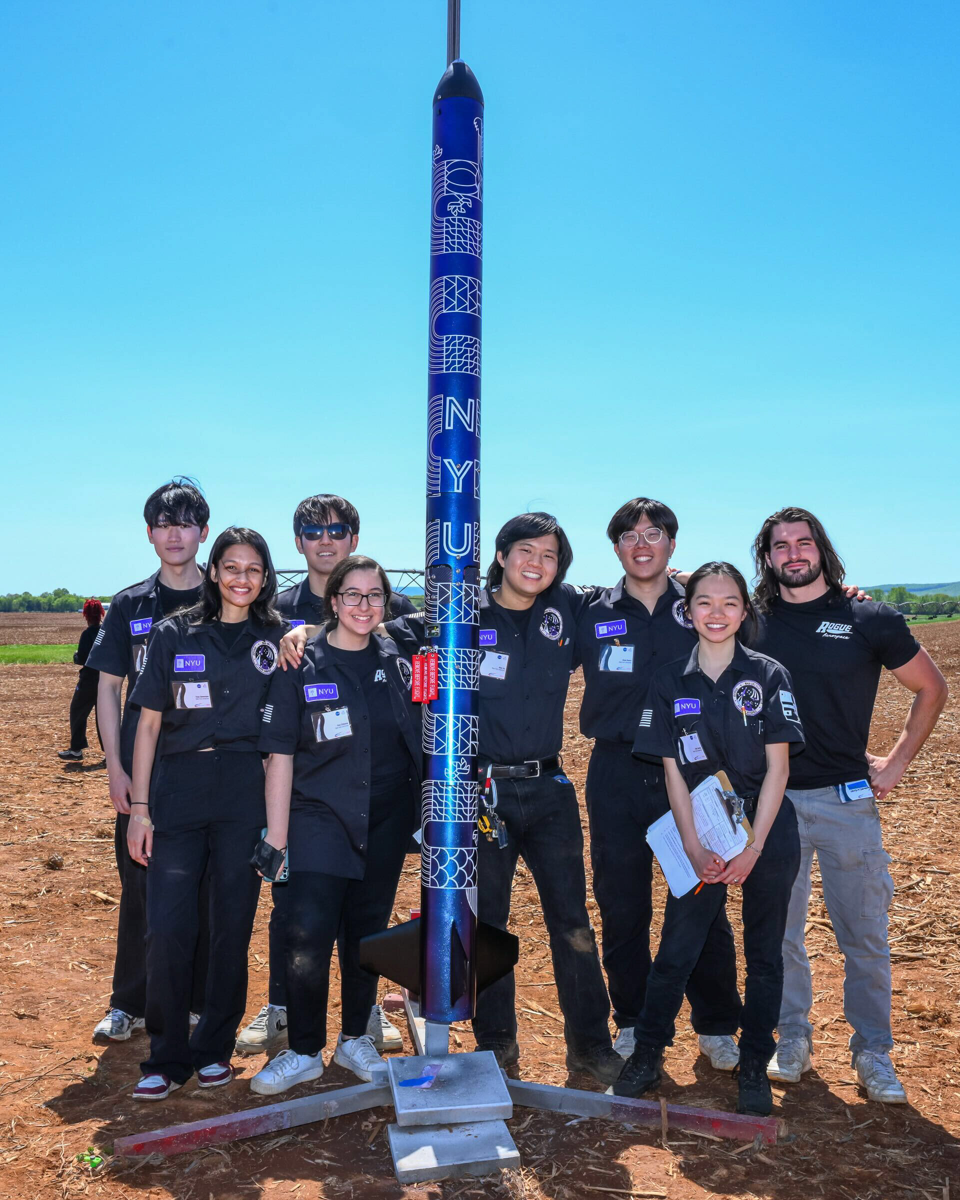 Left to Right: Nuri Han, Triparna Dewanjee, Noel Kim, Tina Chibane, Alex Xu, Dave Kwon, Zoe Leung, Alex Miller, Photo by Jim Wilkerson
