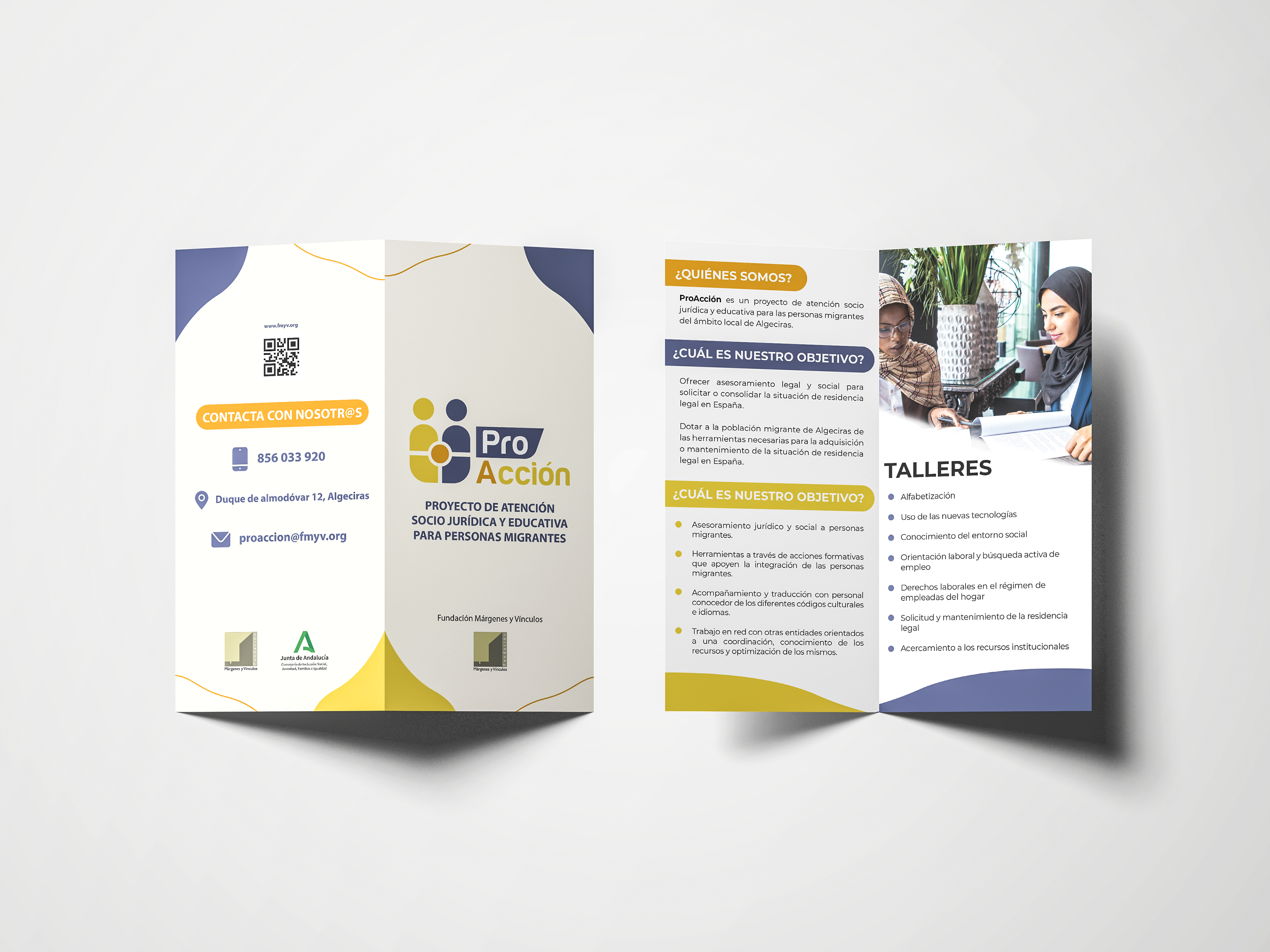 Díptico del proyecto