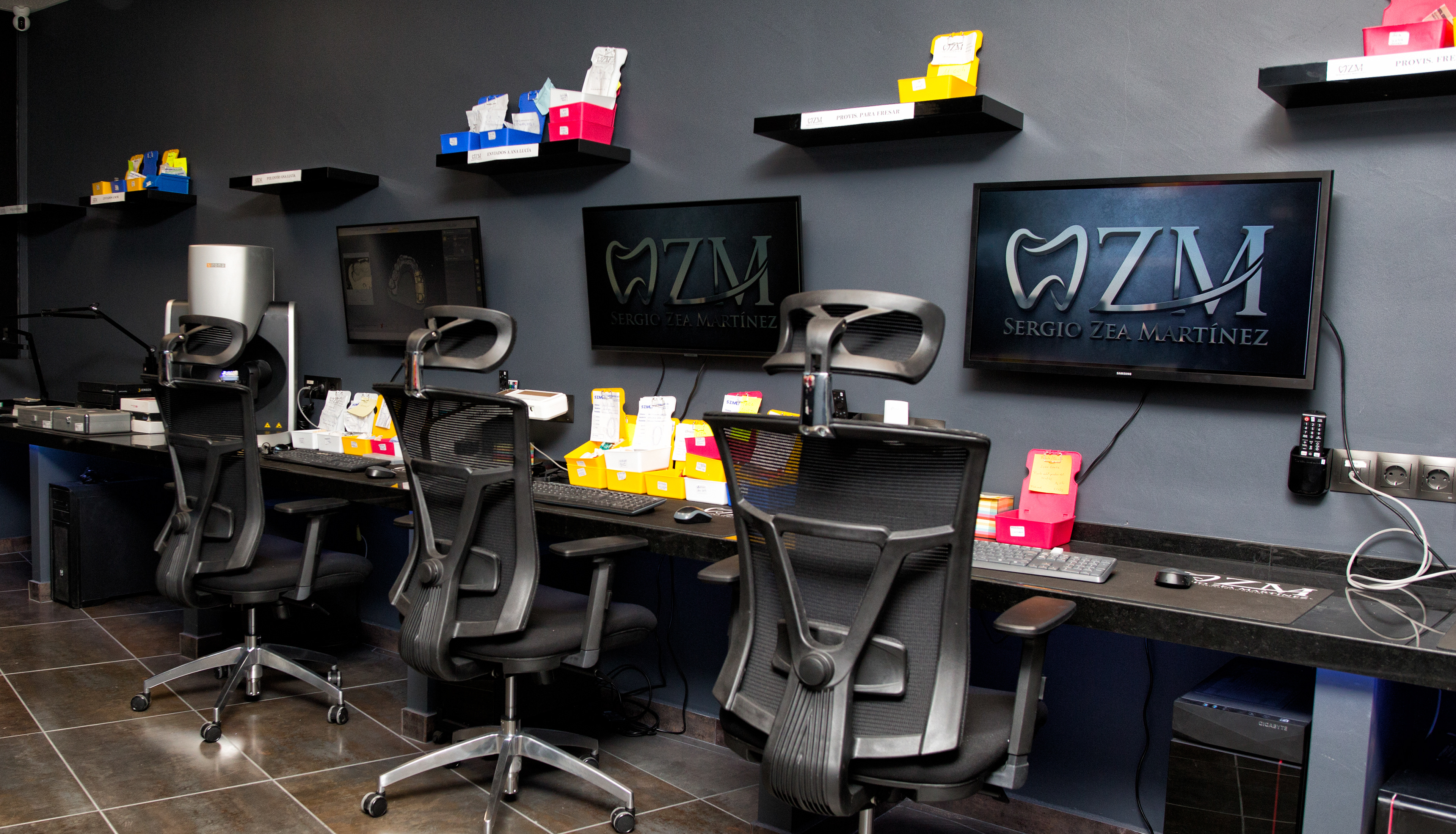 Interior del laboratorio