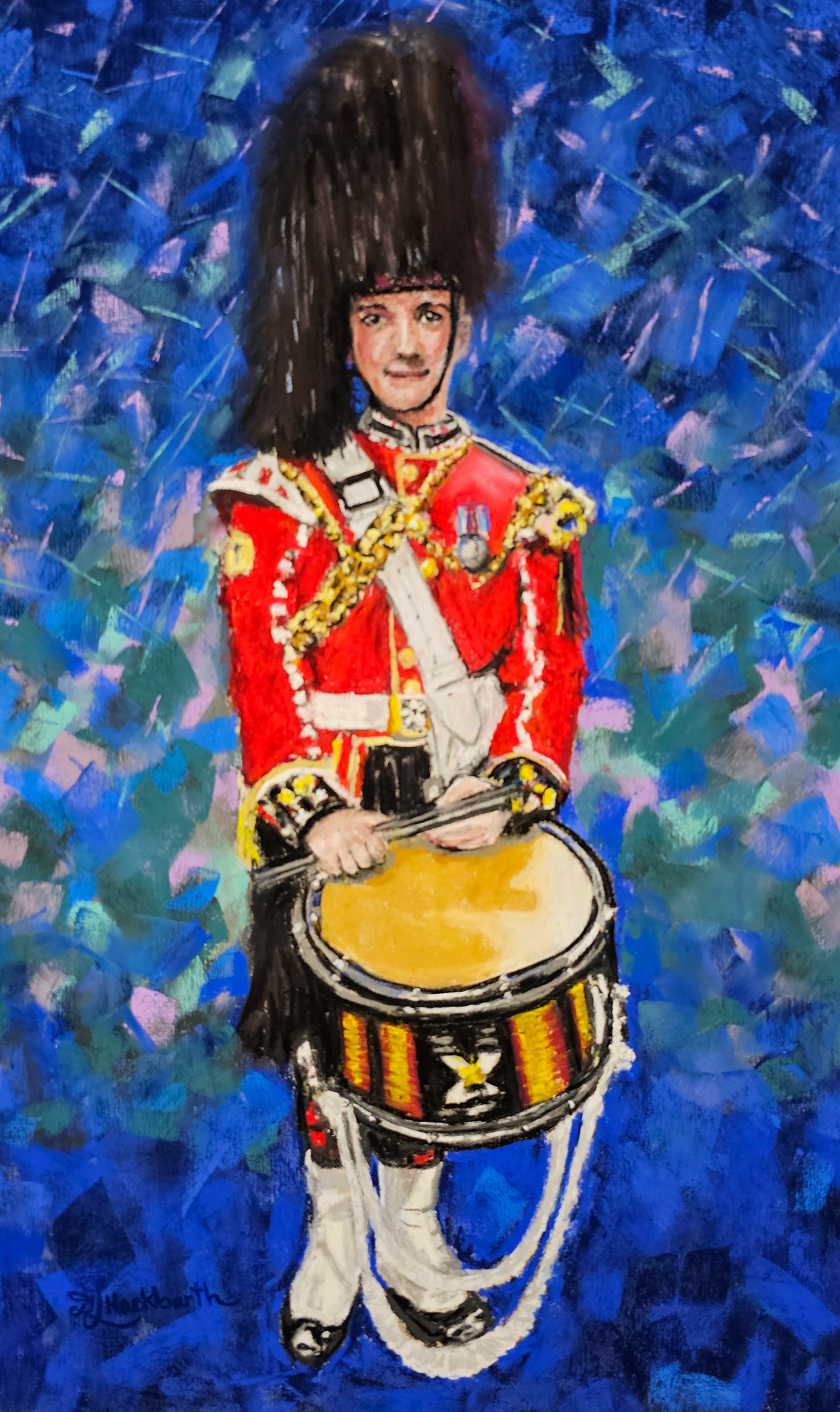 The Lone Drummer 12 x 19 Uart 400 original