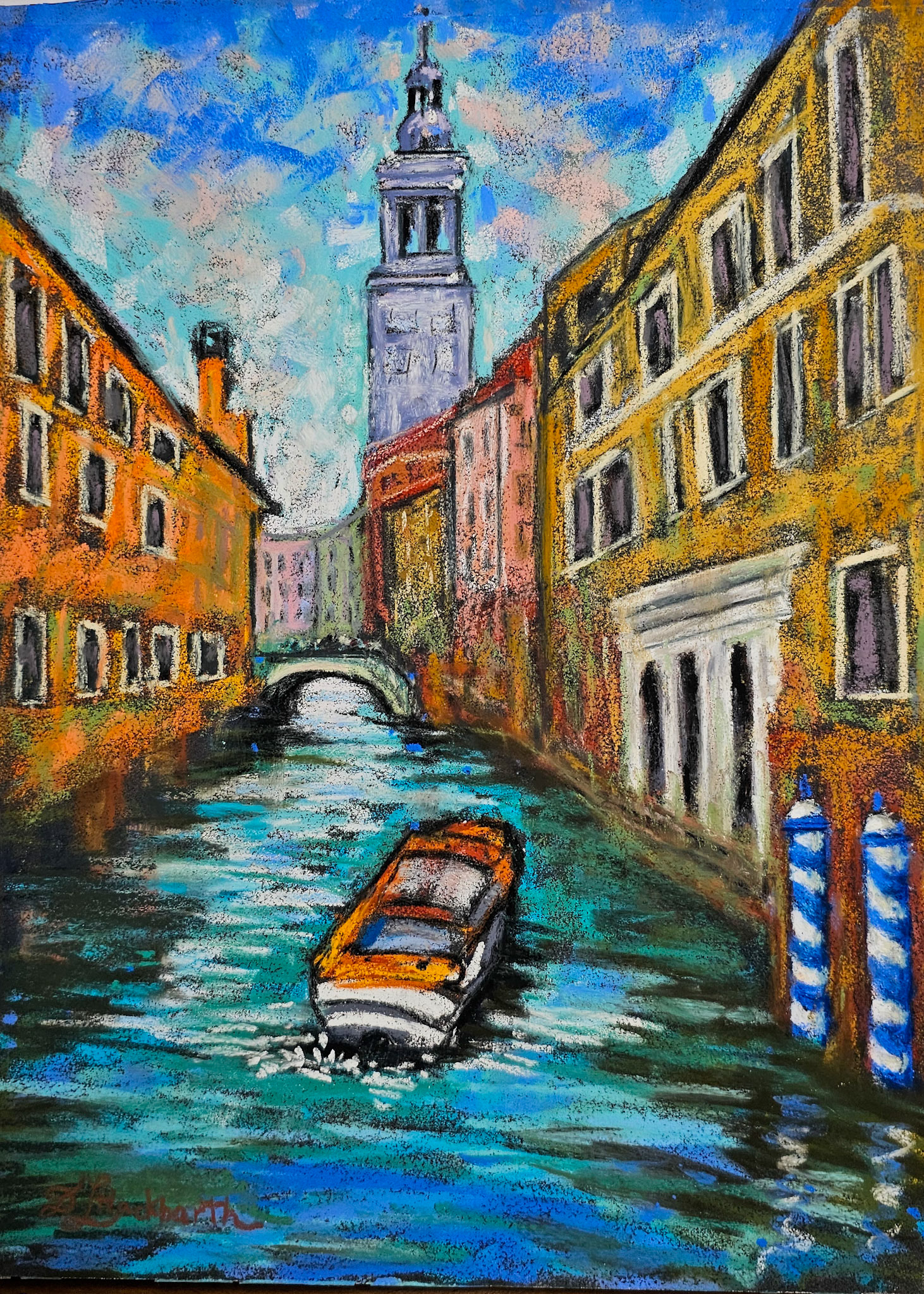Venice Tower 12 x 9 Pastelmat Anthracite