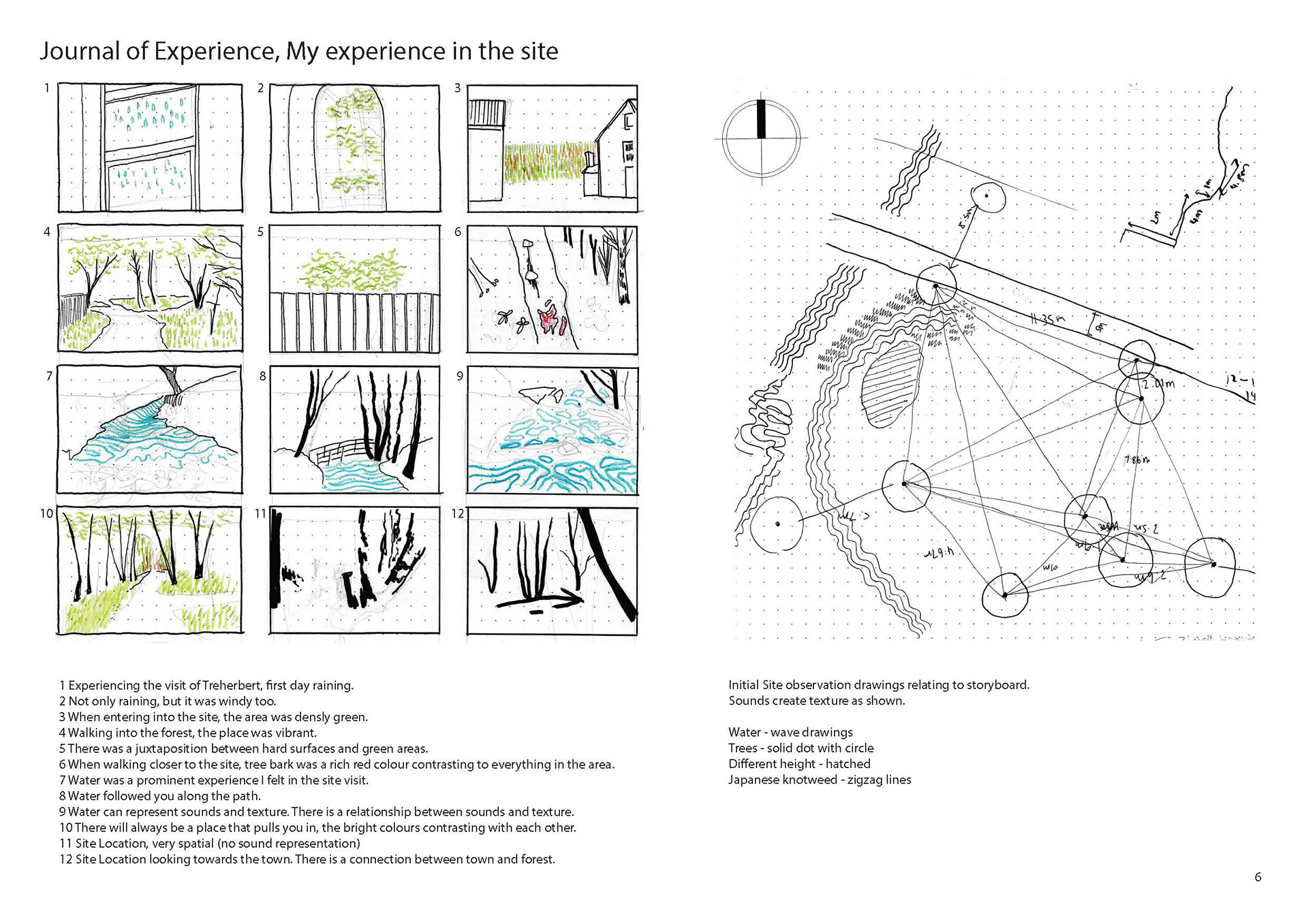 Journal of Experience - Site Observations