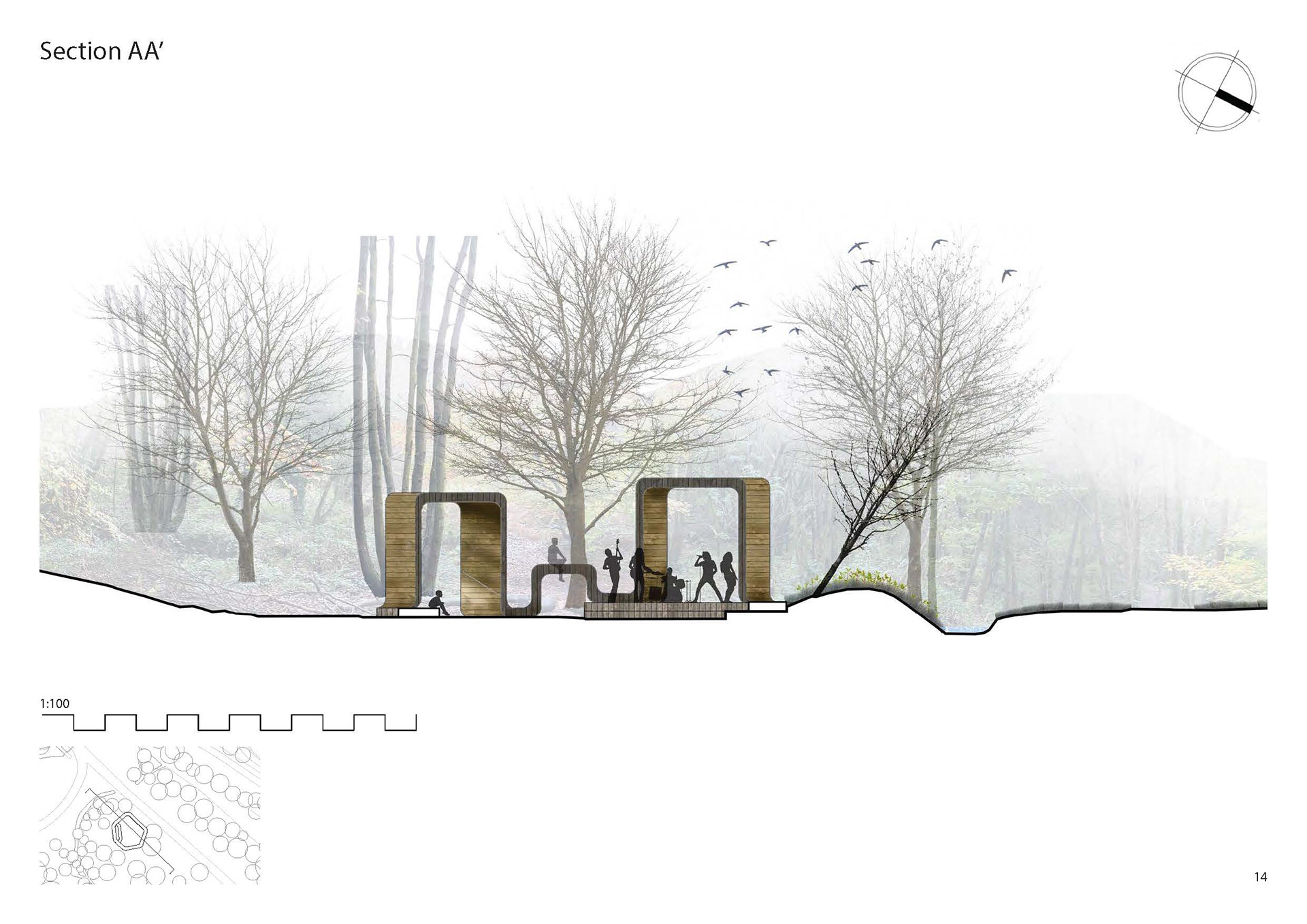 Section of Stade Forestier