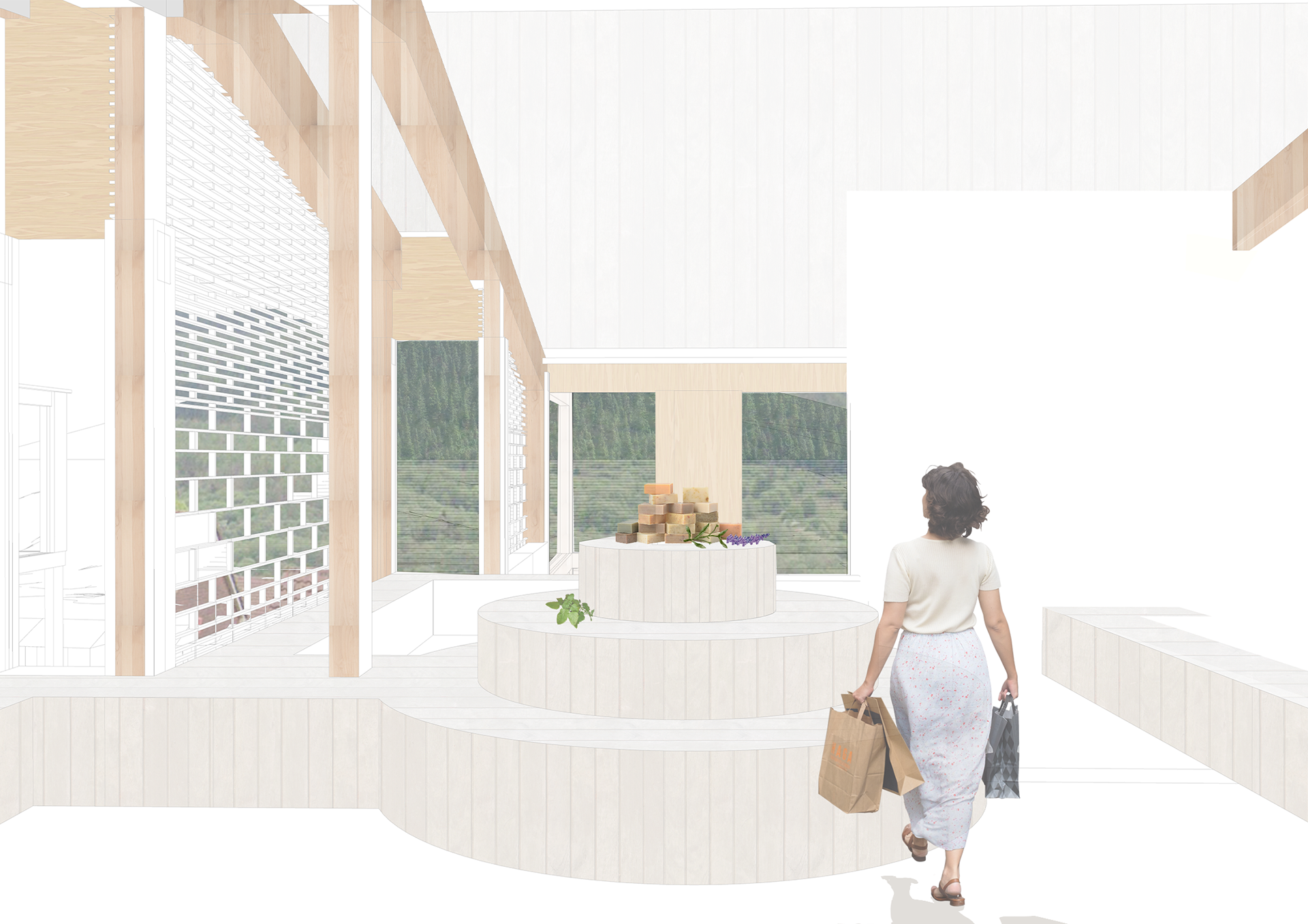Conceptual view of Boutique
