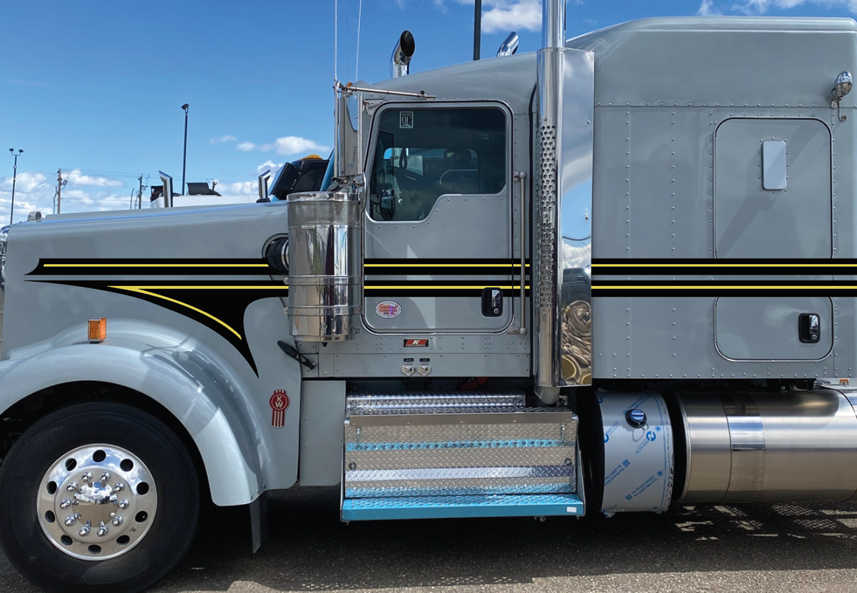 Truck decal pinstripes