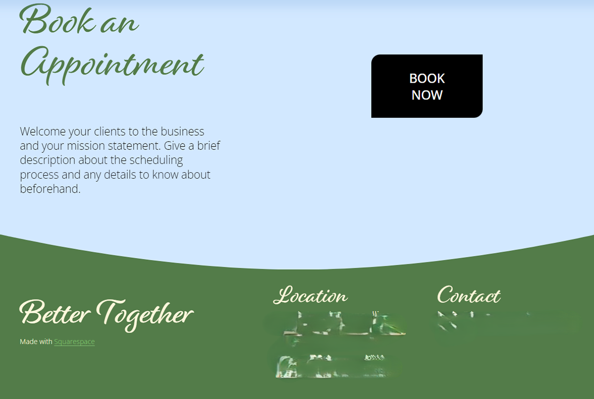 website page example