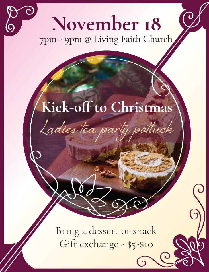 promotional material for ladies' event