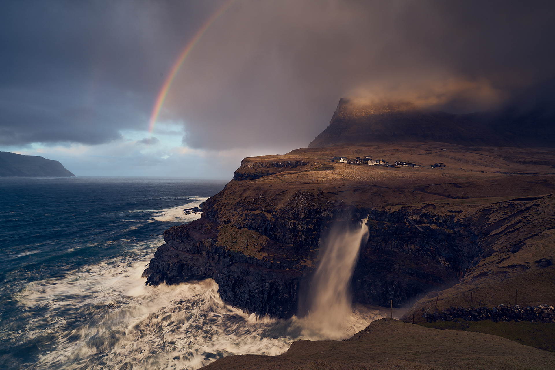Rainbow in Gasadalur Village