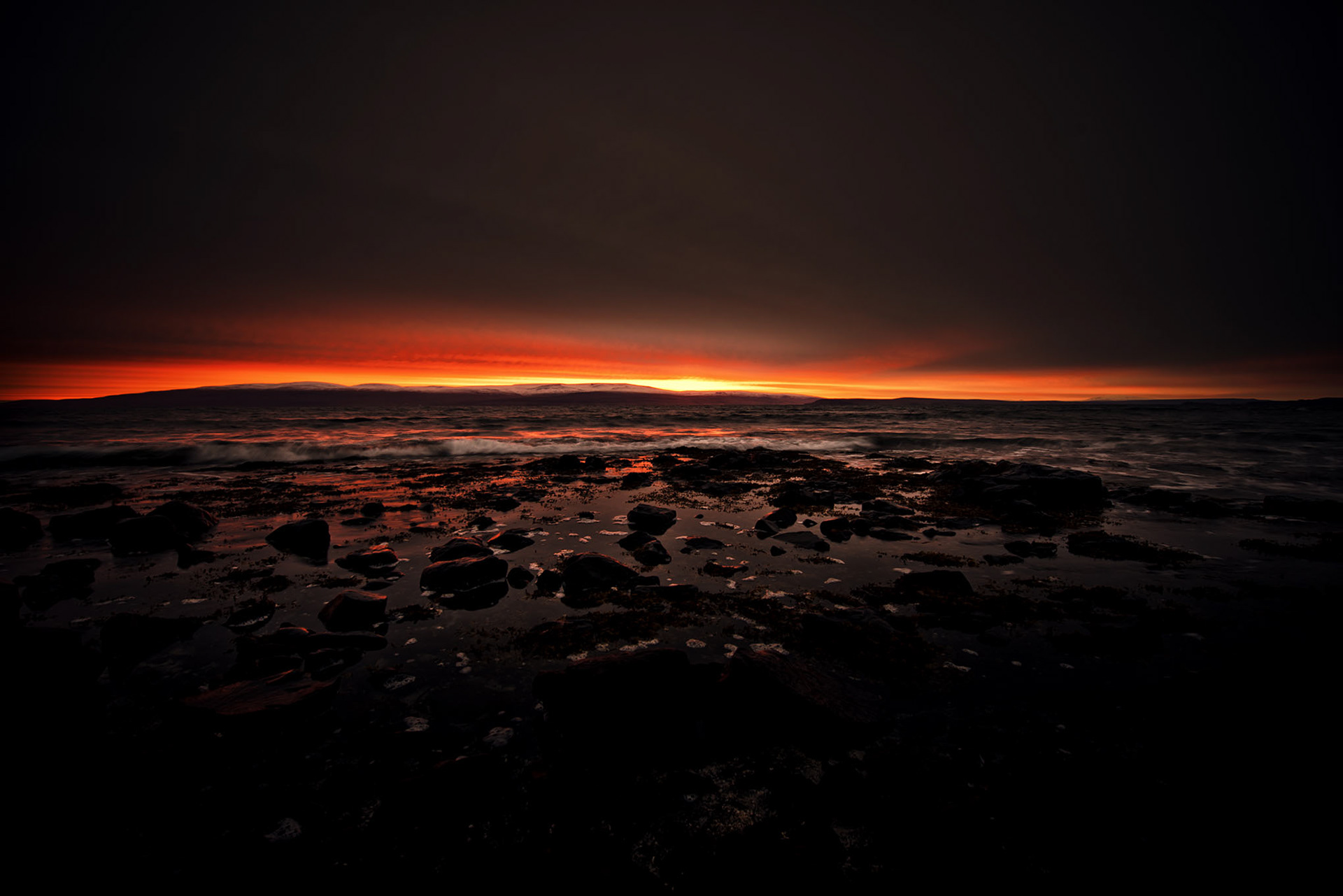 morning hours in the Iceland's wonderful fjords
