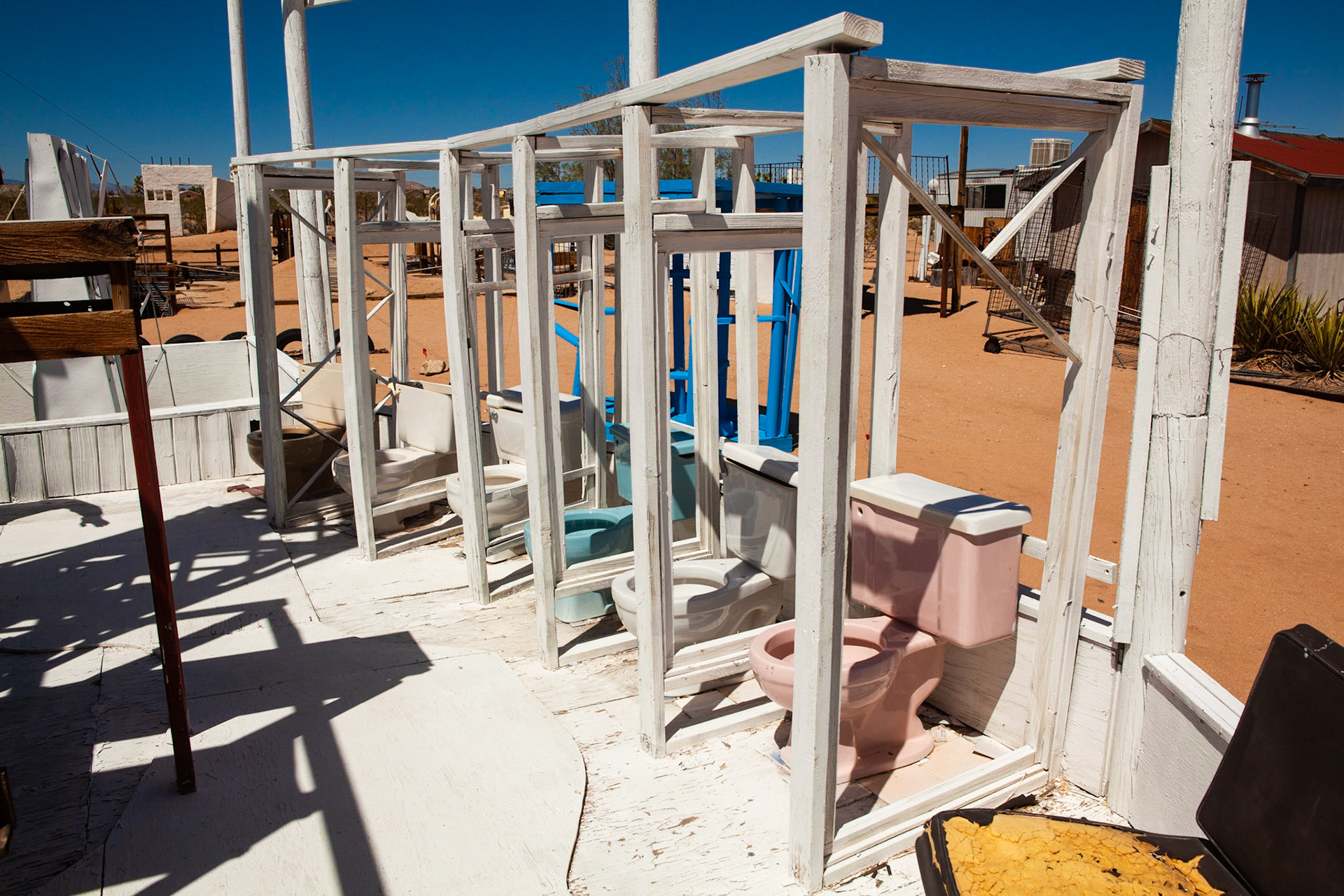 Noah Purifoy's Outdoor Museum near Joshua Tree, CA. Photo by Ming Lo