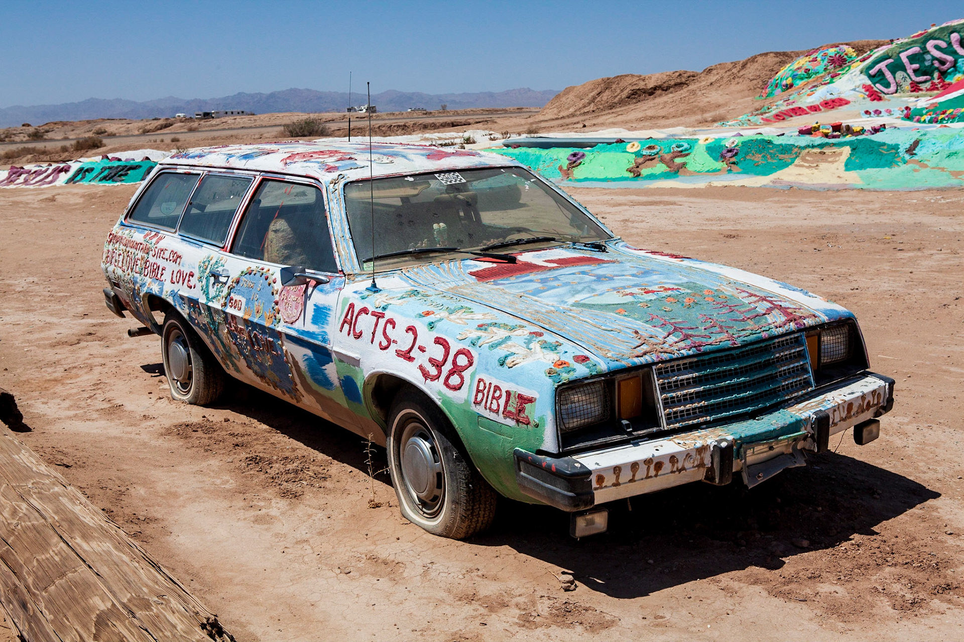 Salvation Mountain, CA. Photo by Ming Lo