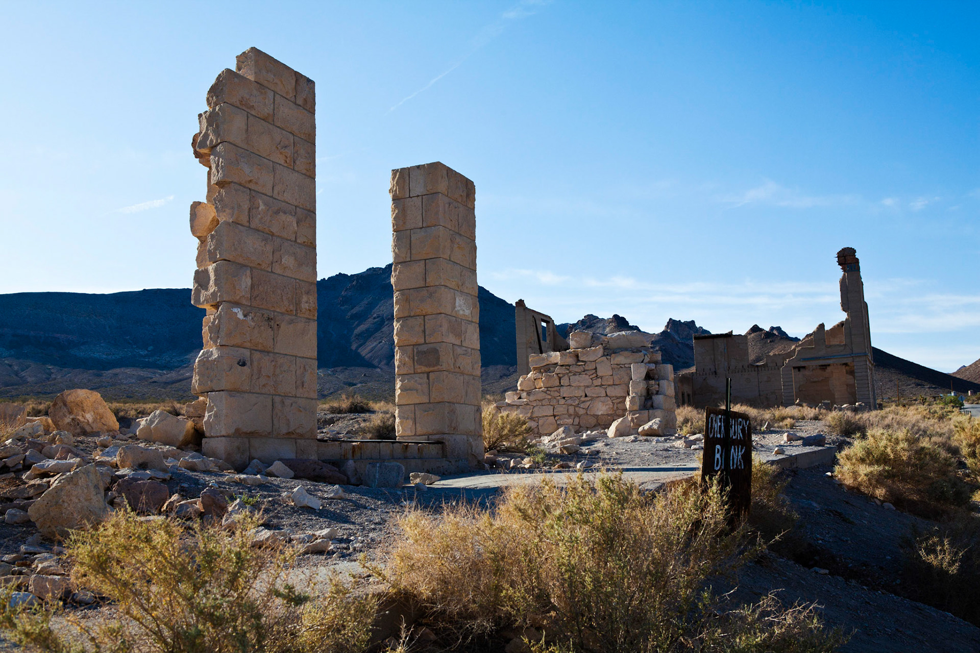 Rhyolite, NV - Overbury Bank