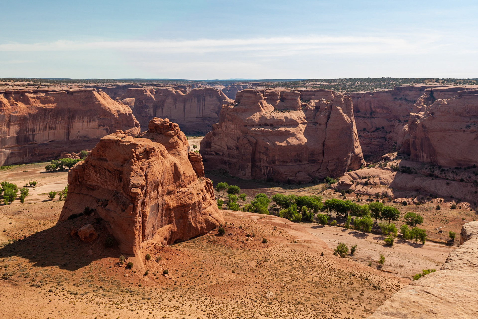 Junction Overlook, Canyon de Chelly, Chinle, AZ.  © 2013 Ming Lo