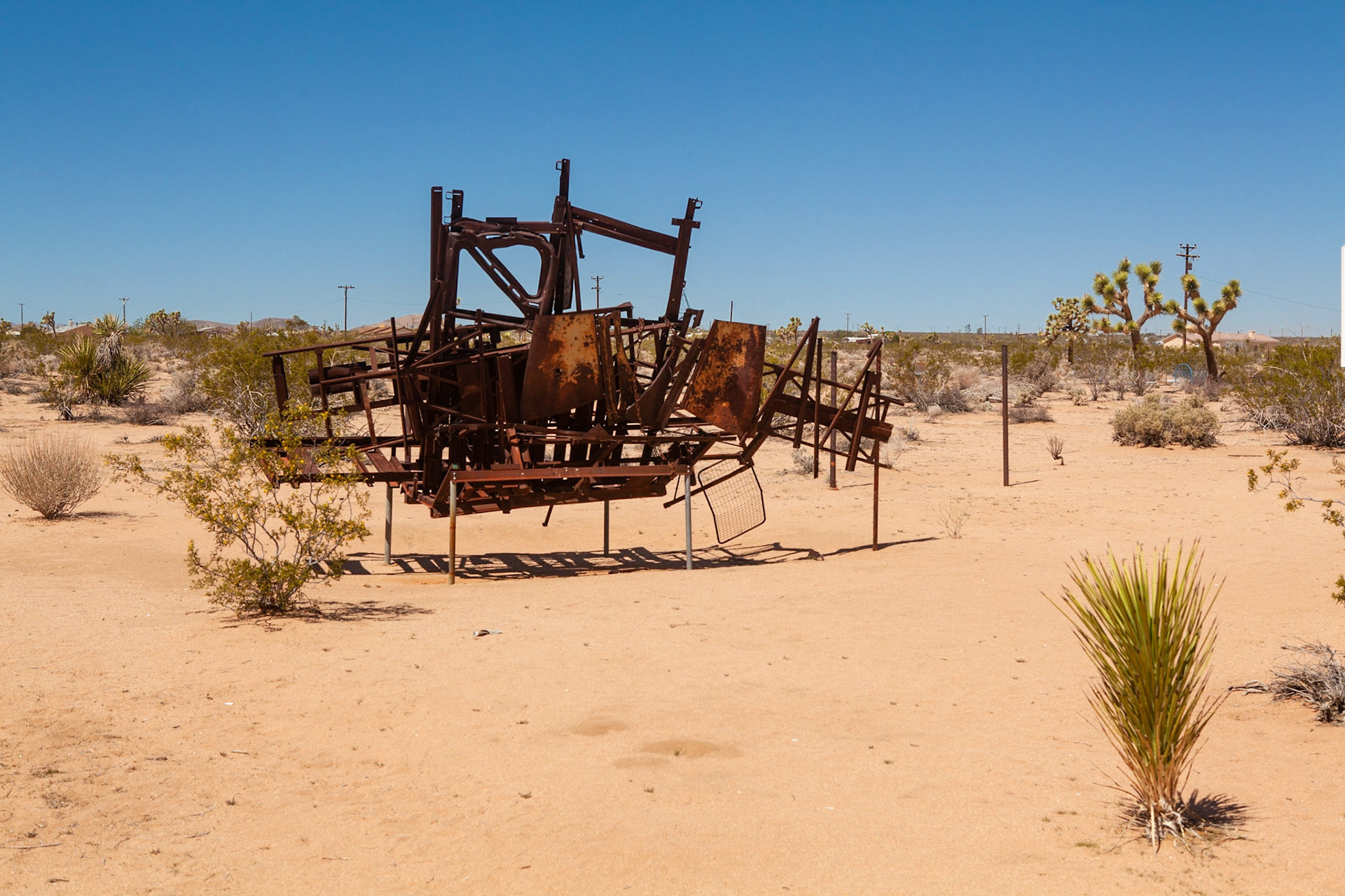 Noah Purifoy's Outdoor Museum near Joshua Tree, CA. Photo by Ming Lo