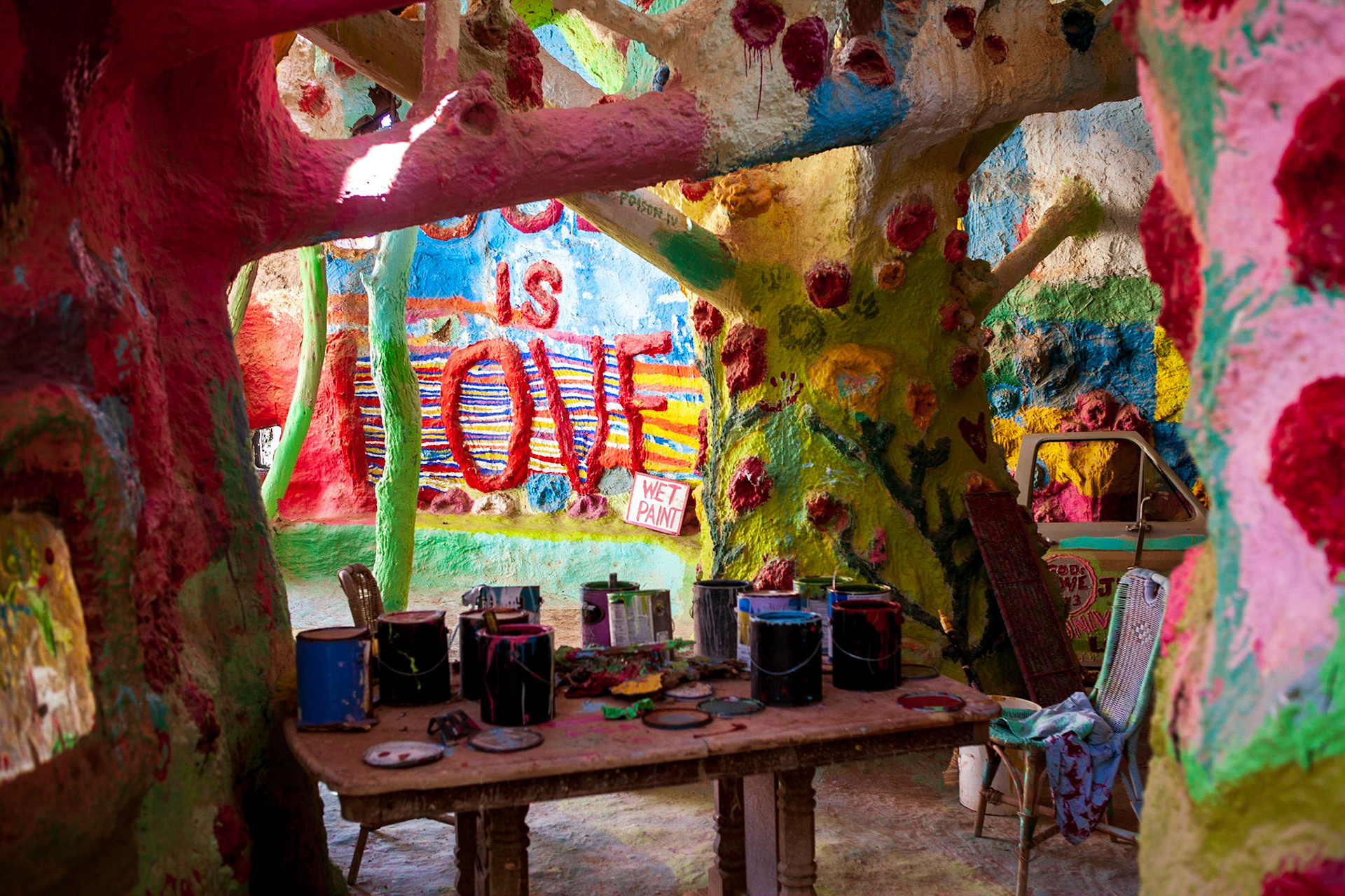 Salvation Mountain, CA. Photo by Ming Lo