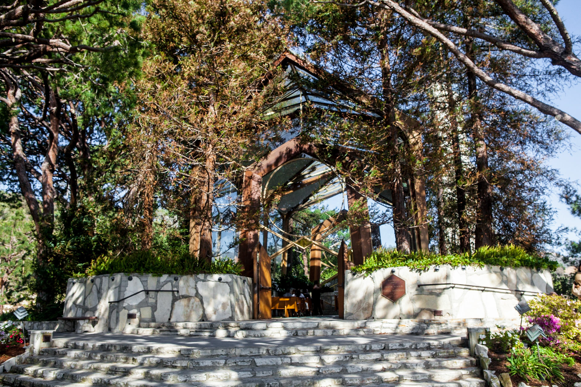 Wayfarer's Chapel, aka The Glass Church, by Frank Lloyd Wright, Rancho Palos Verdes, California
