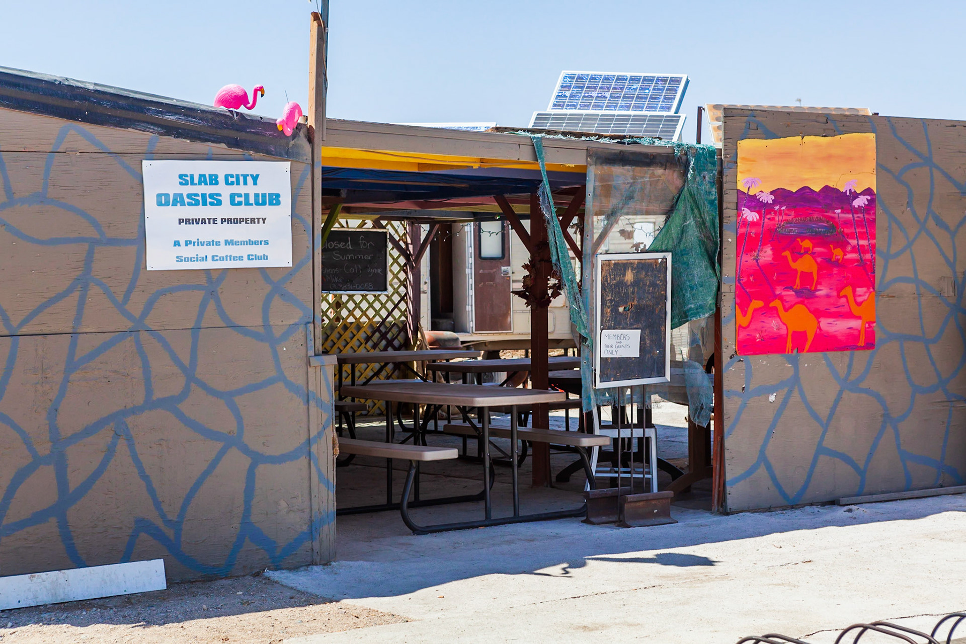 Slab City, CA. Photo by Ming Lo
